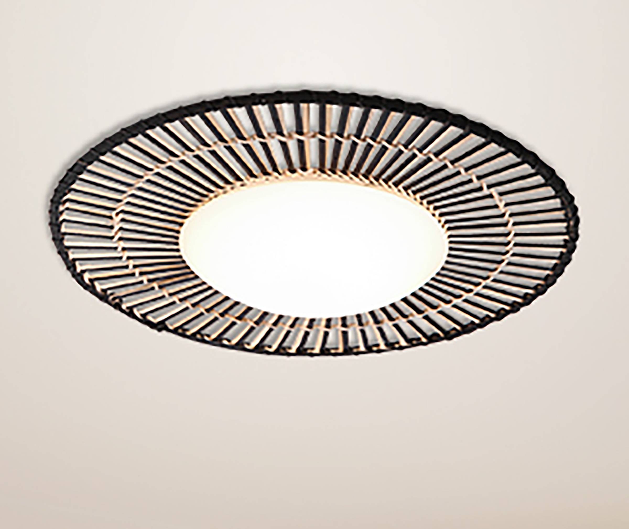 Aura Ceiling Light Acrylic Glass Black 50cm
