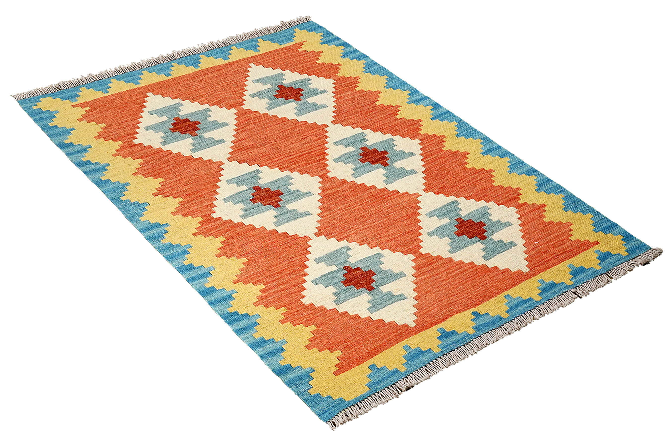 Kilim Gashgai Teppich Mehrfarbig
