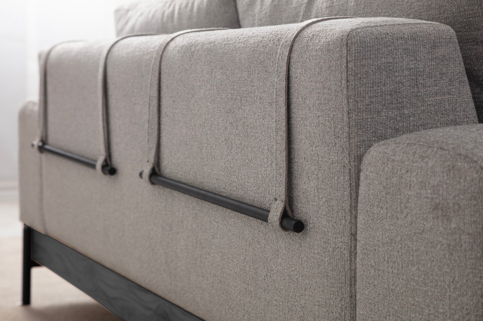 Eti 3-Sitzer Sofa Grau