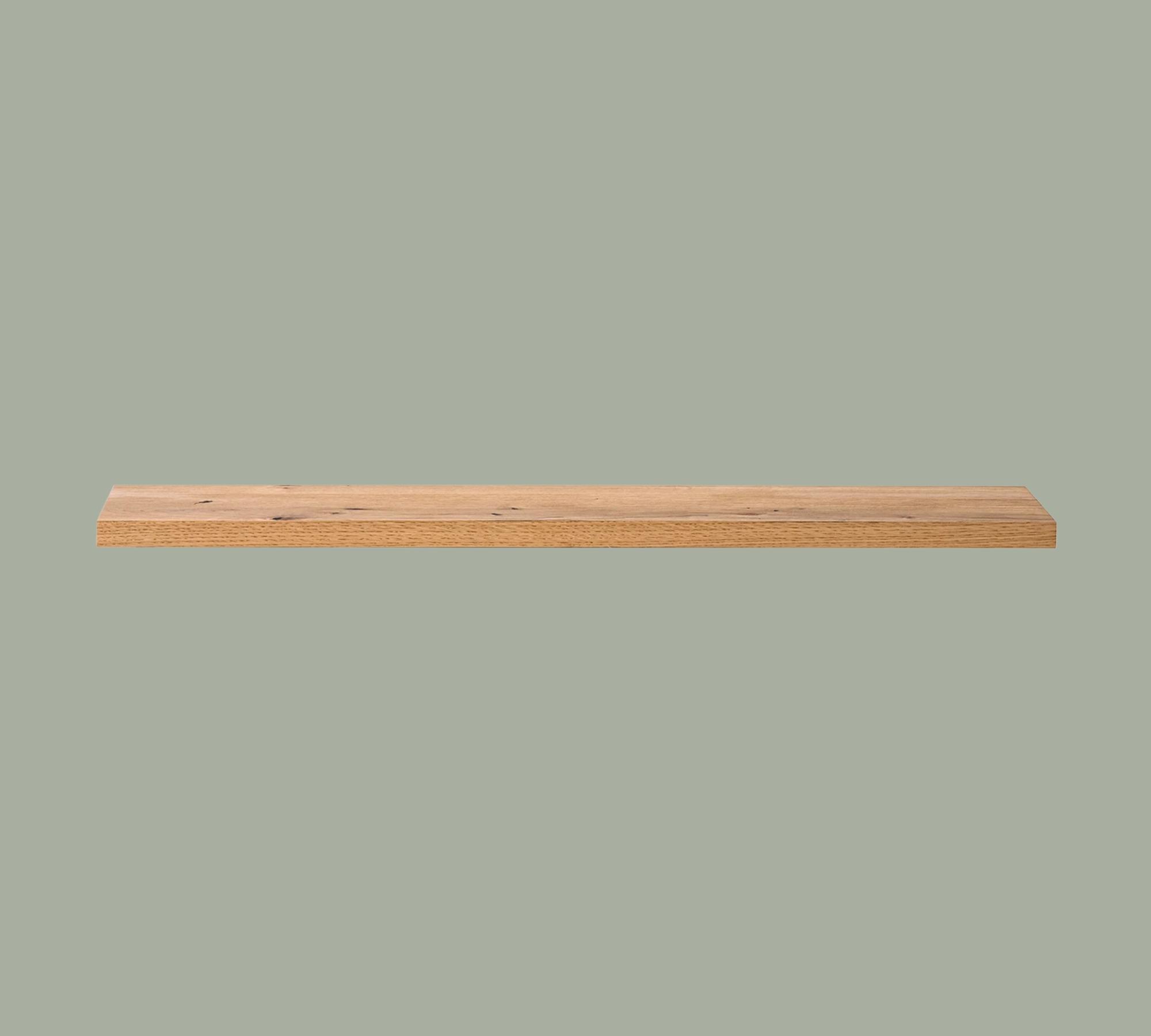 Wall shelf MDF veneered Brown