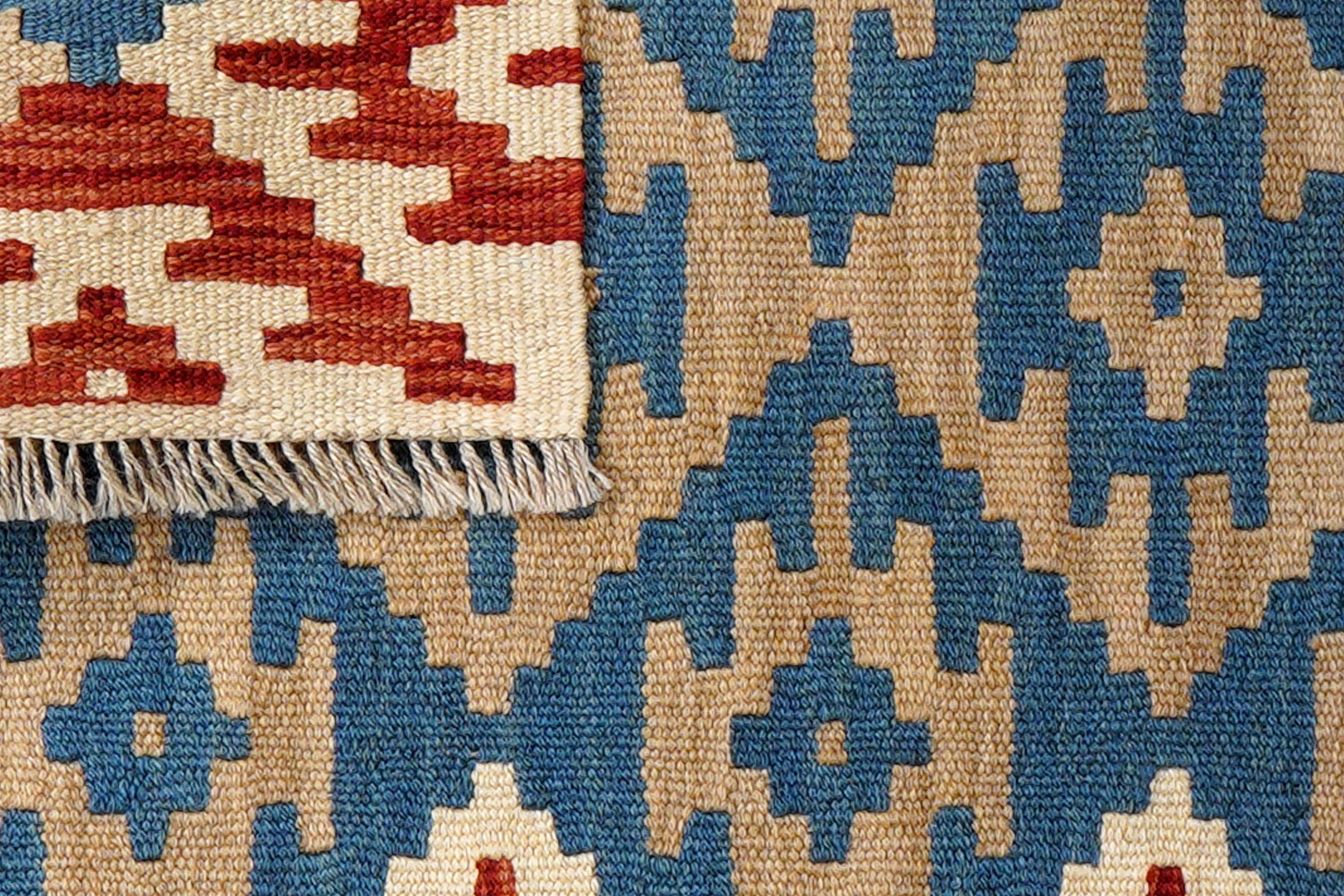 Kelim Gashgai Teppich Wolle Mehrfarbig