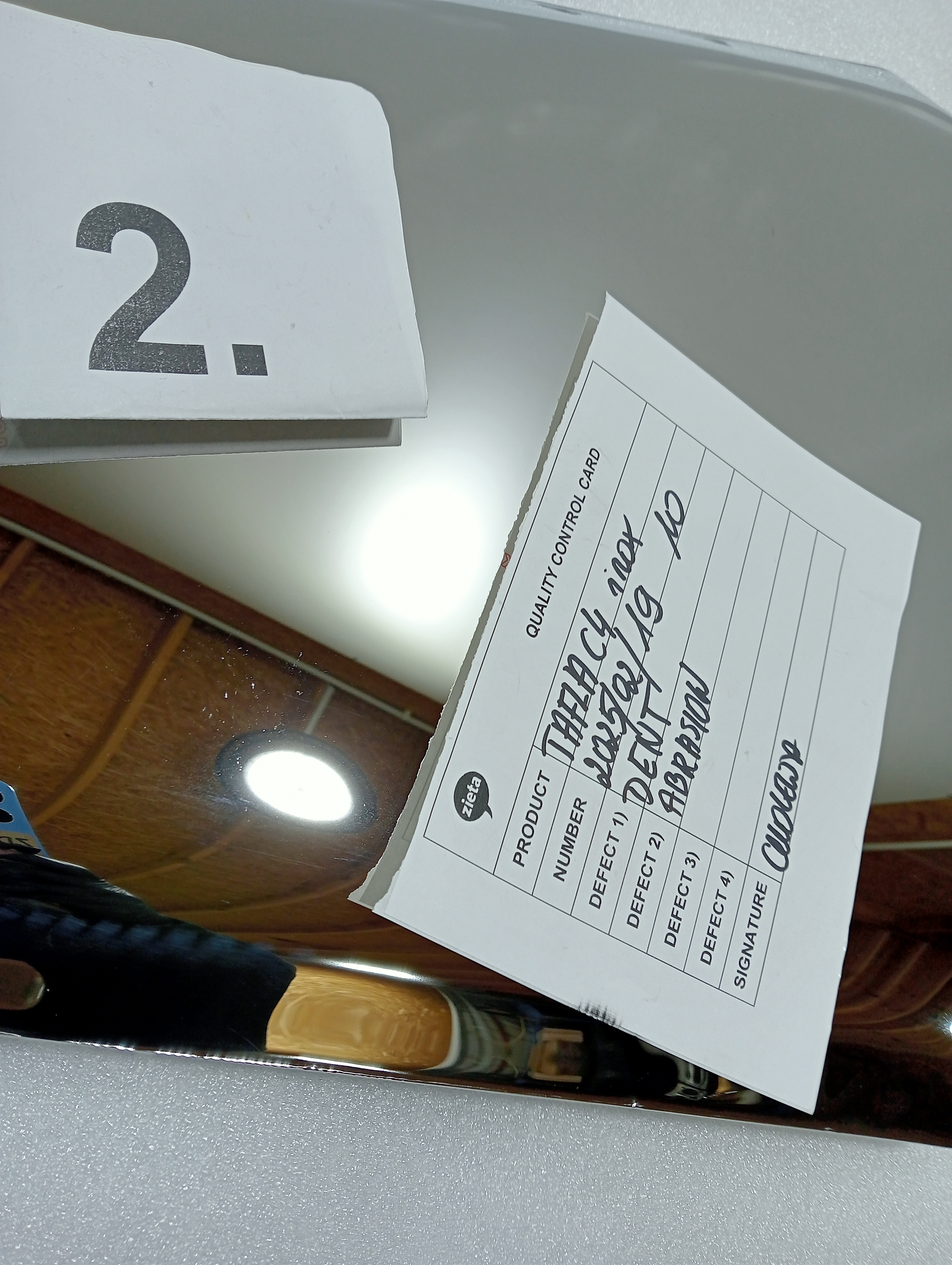 Tafla Spiegel C4 Edelstahl Inox Poliert Silber