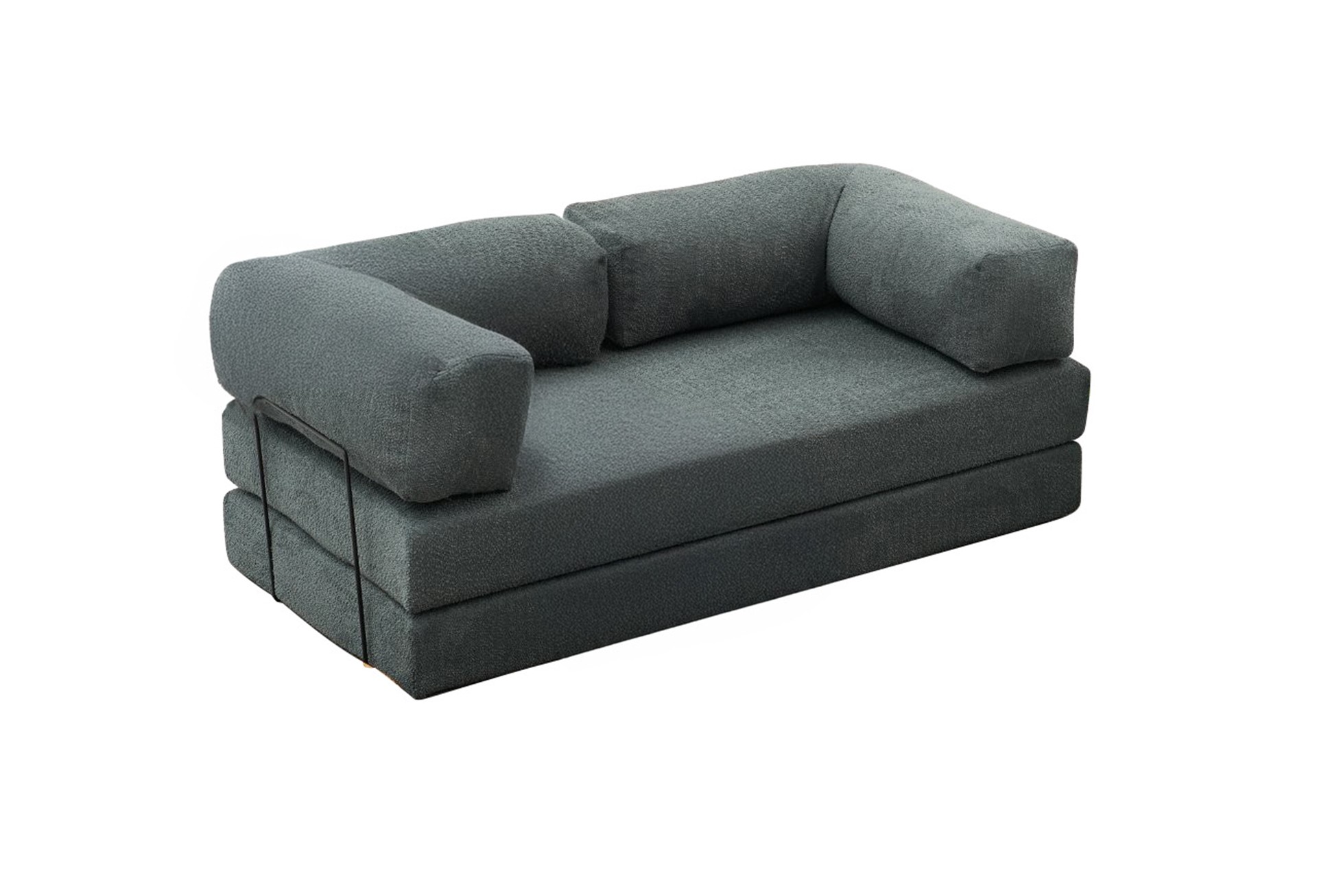 Comfort Schlafsofa 2-Sitzer Petrol