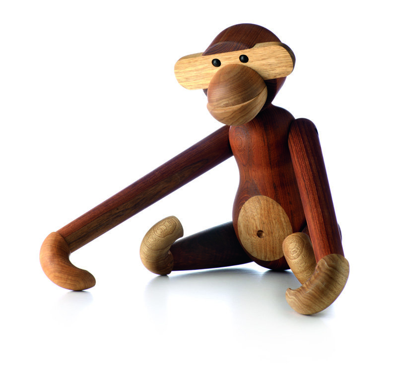 Affe Holz Braun