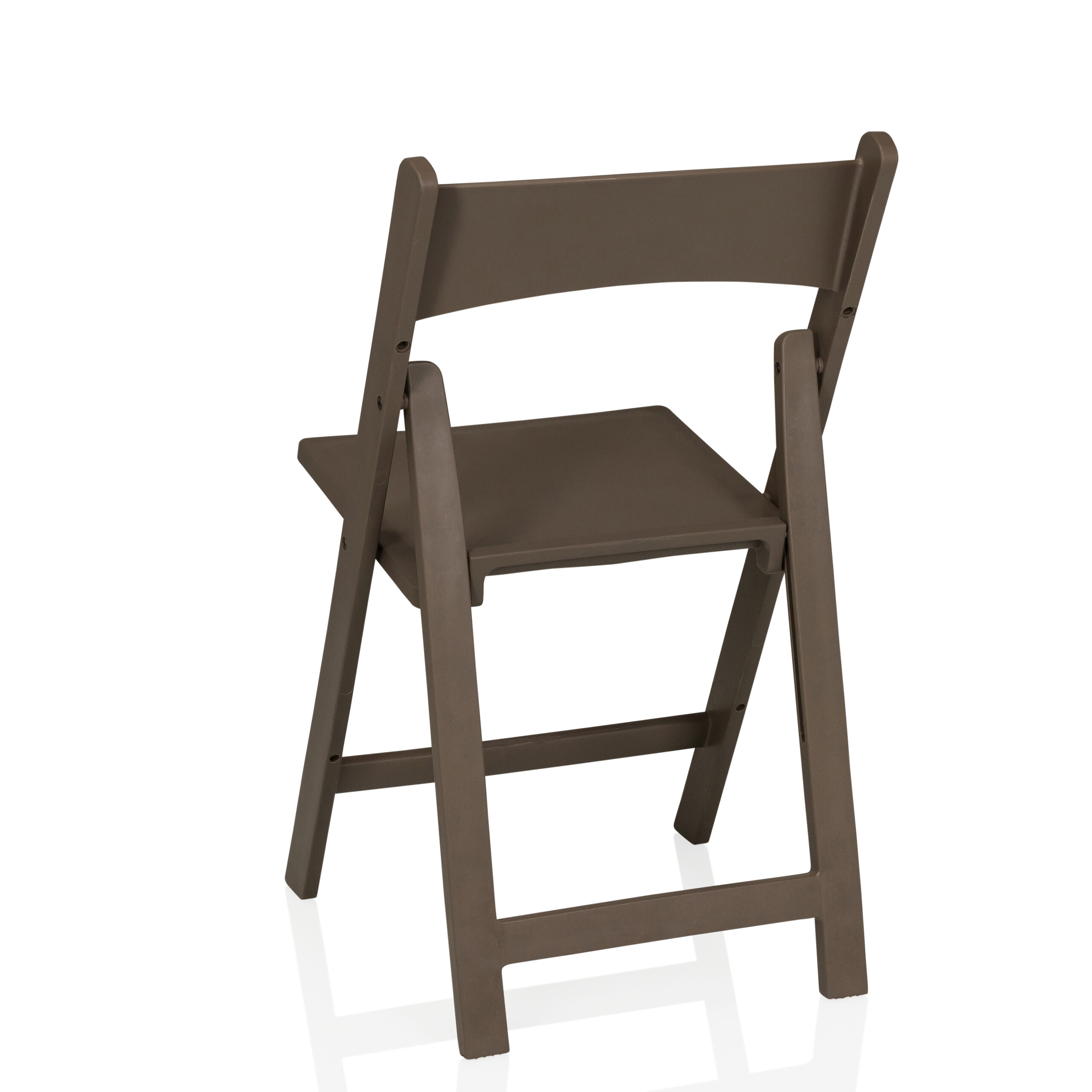 2x Travano Garden Chair Plastic Brown