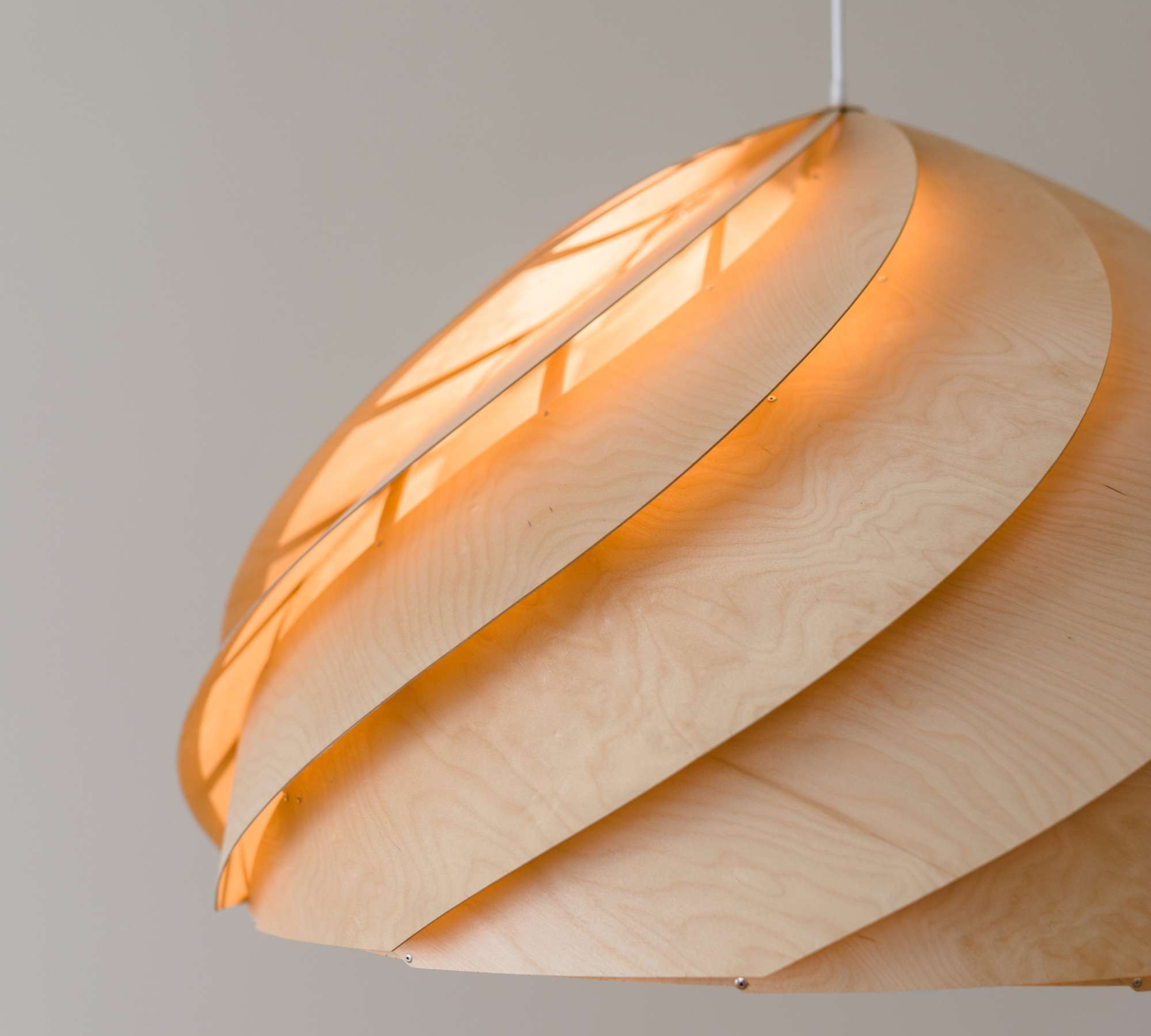 NAUTILUS Pendant Lamp Wood Natural