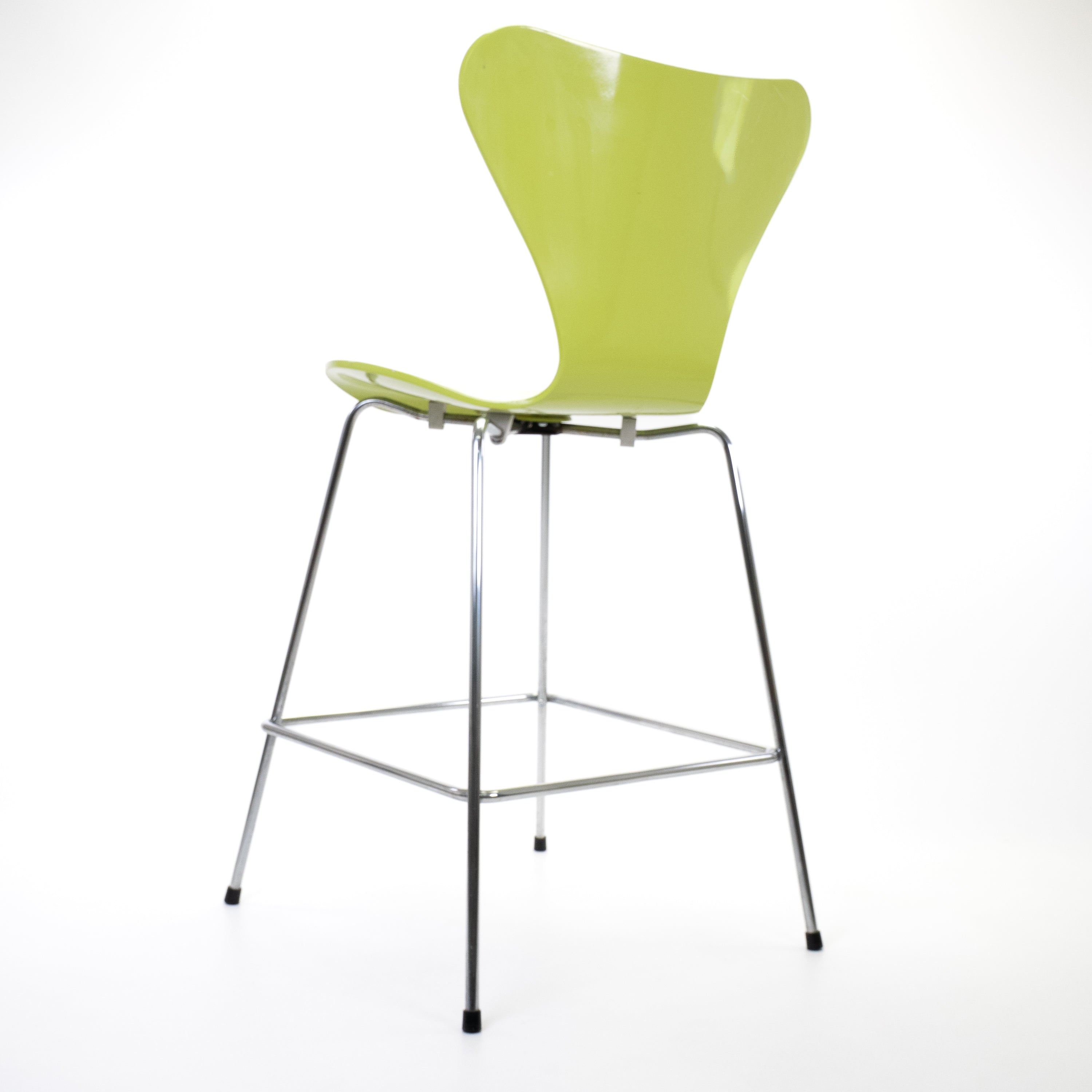 Serie 7 Barhocker Chrom Grün