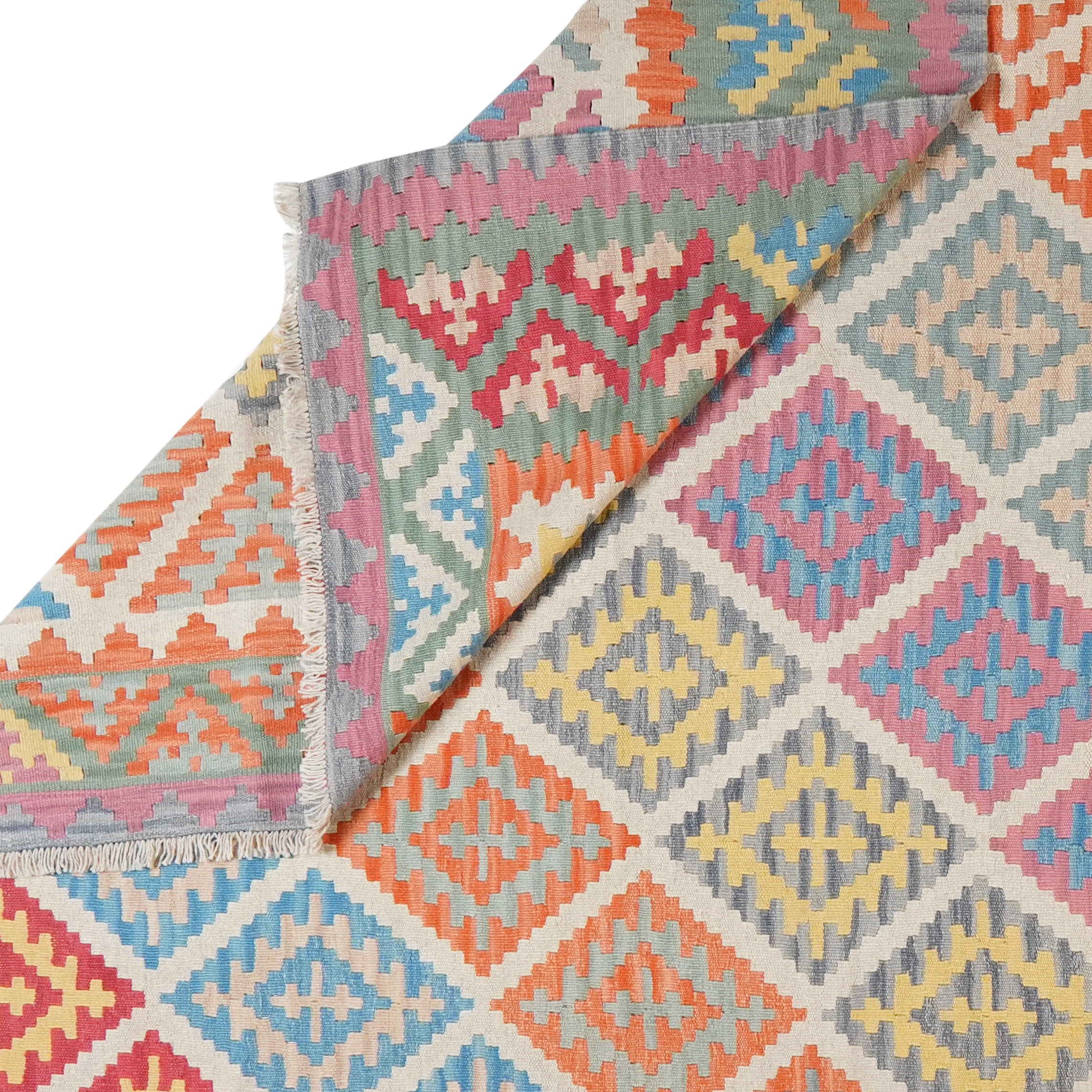 Kilim Gashgai Teppich Mehrfarbig