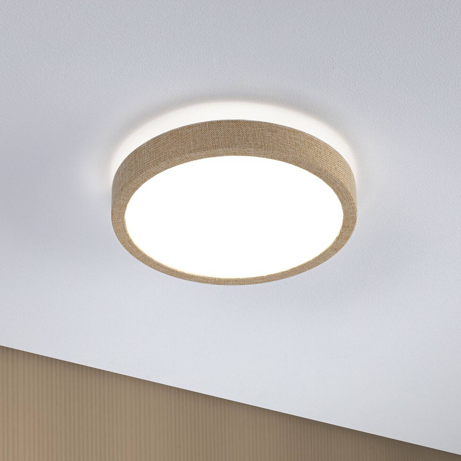 Cosara Typ B LED-Deckenleuchte Kunststoff Beige