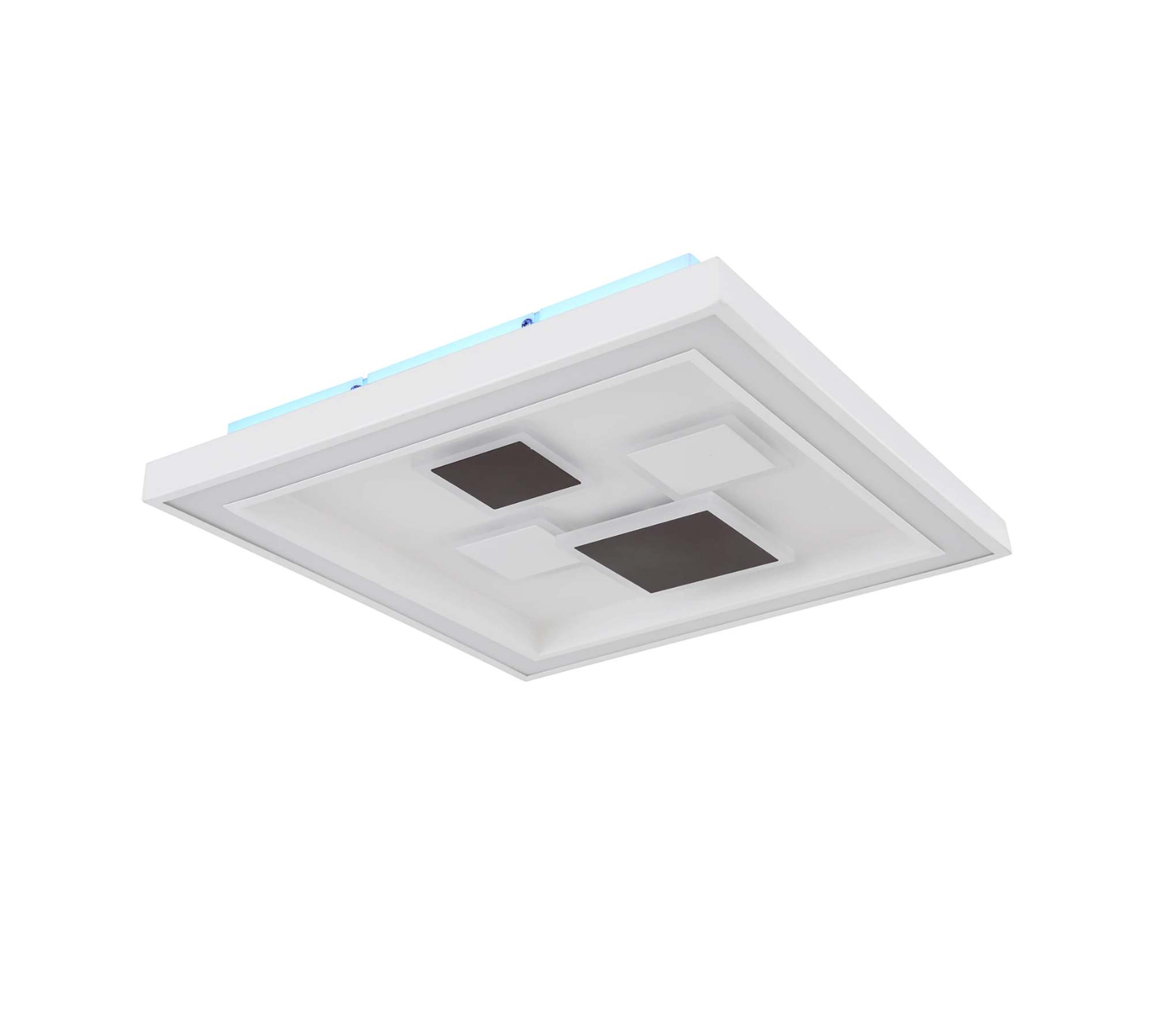 LED Deckenleuchte 2-flammig Acrylglas Metall lackiert