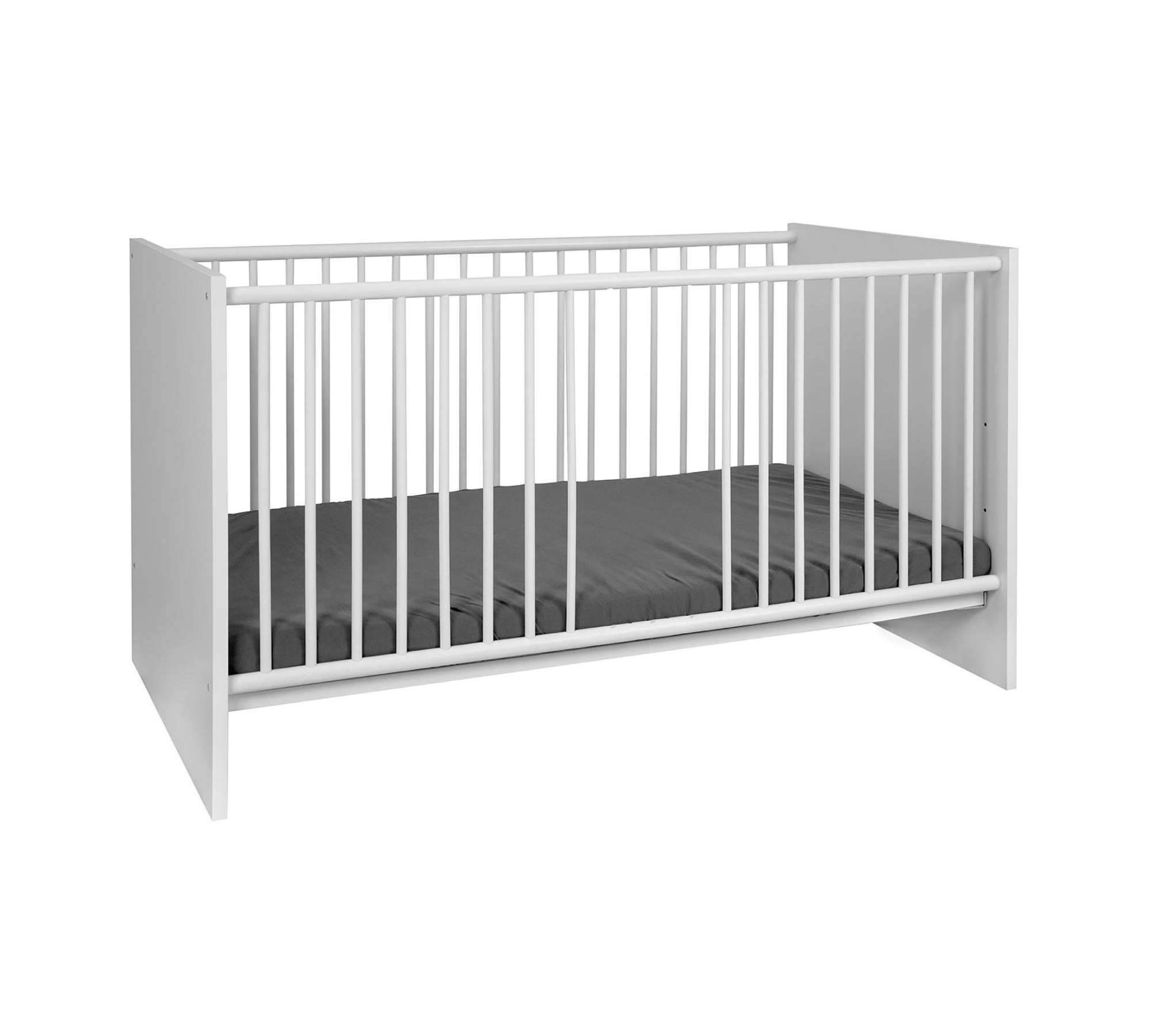 Babybett Holz Weiß 70 x 140 cm
