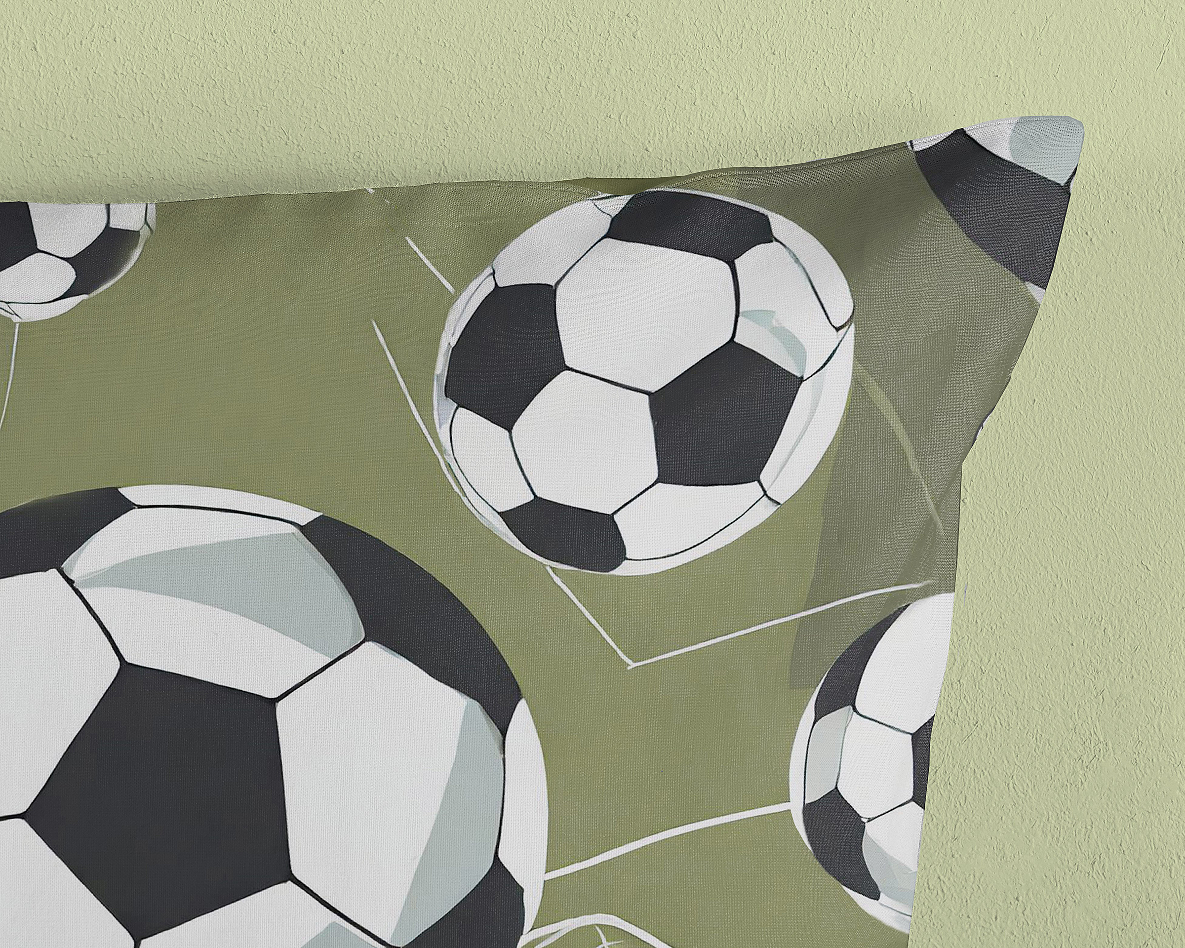 Kinderbettwäsche Microfaser Grün 135x200cm Kissen 80x80cm