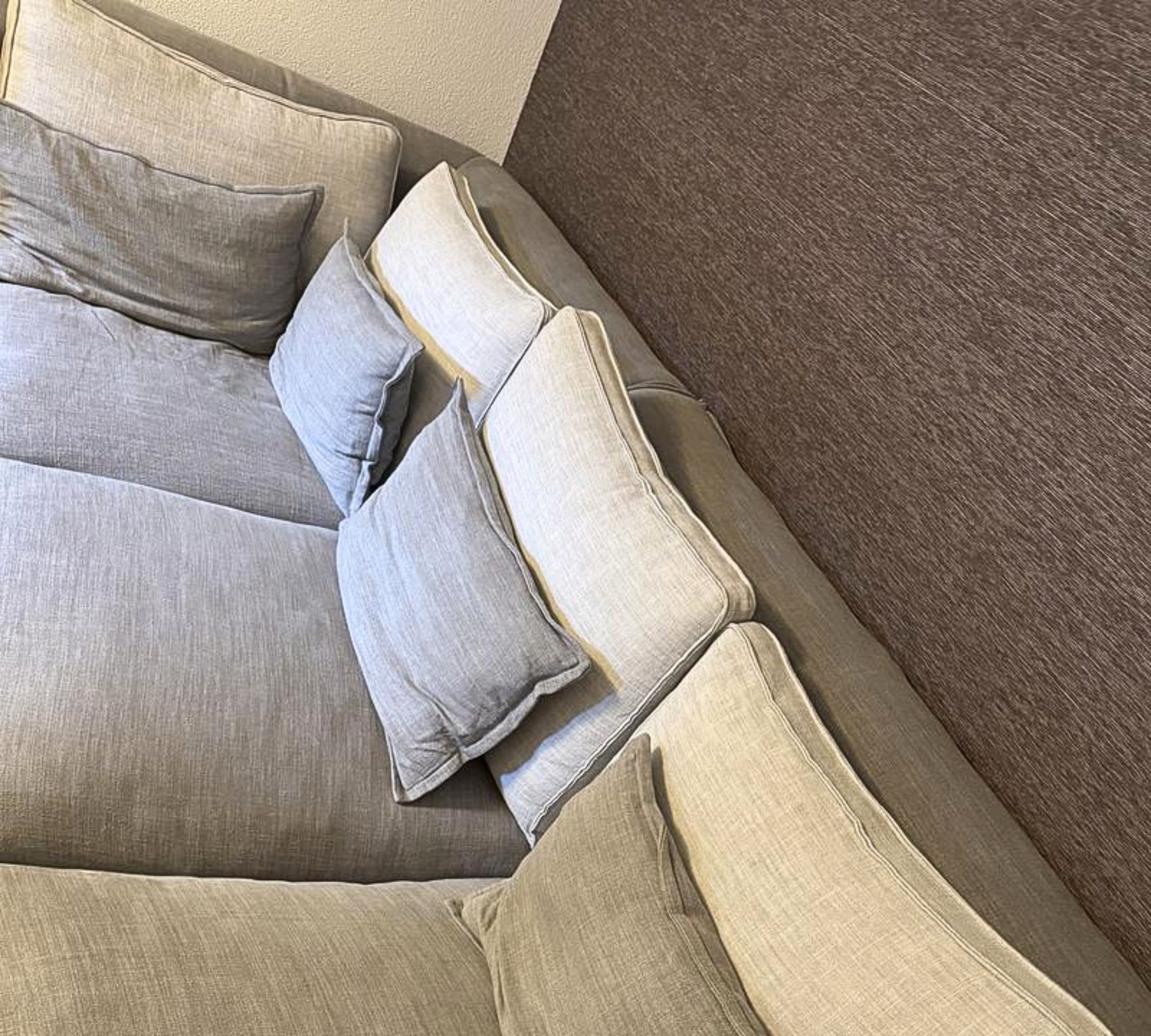 Keala Ecksofa 4-Sitzer Grau