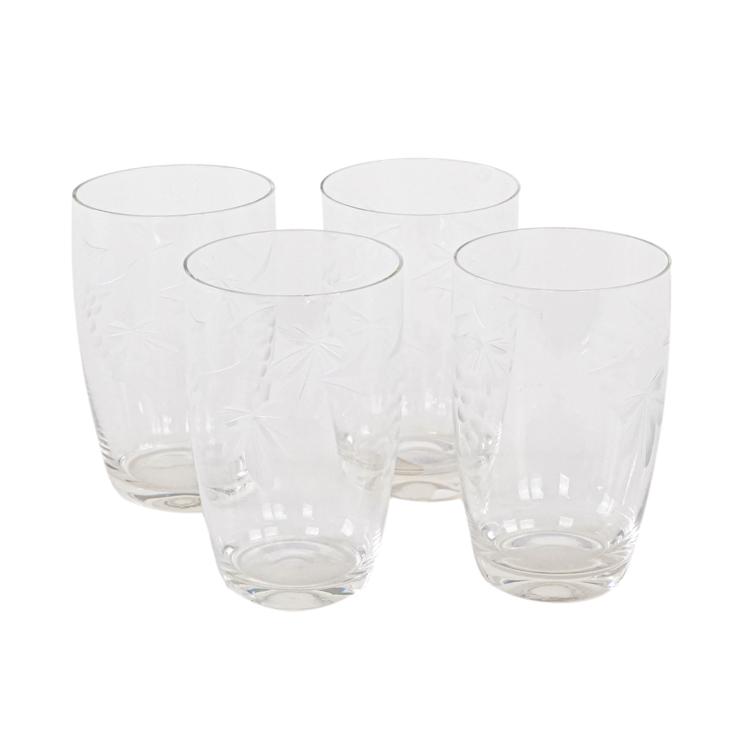 4x Glasses Transparent