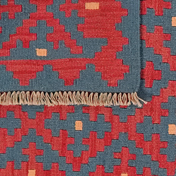 Kilim Gashgai Teppich Rot