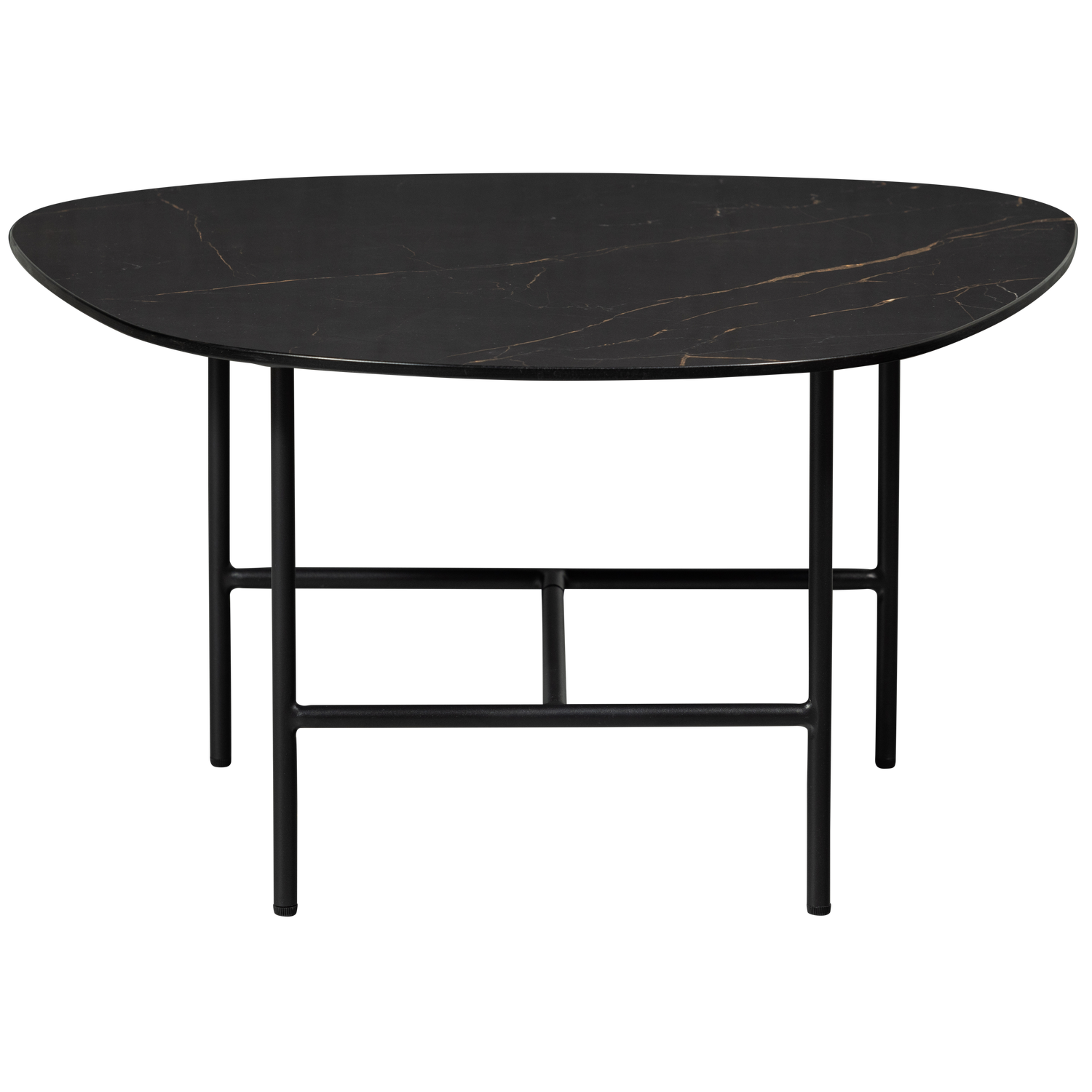 Vajen Couchtisch Marmoroptik Schwarz