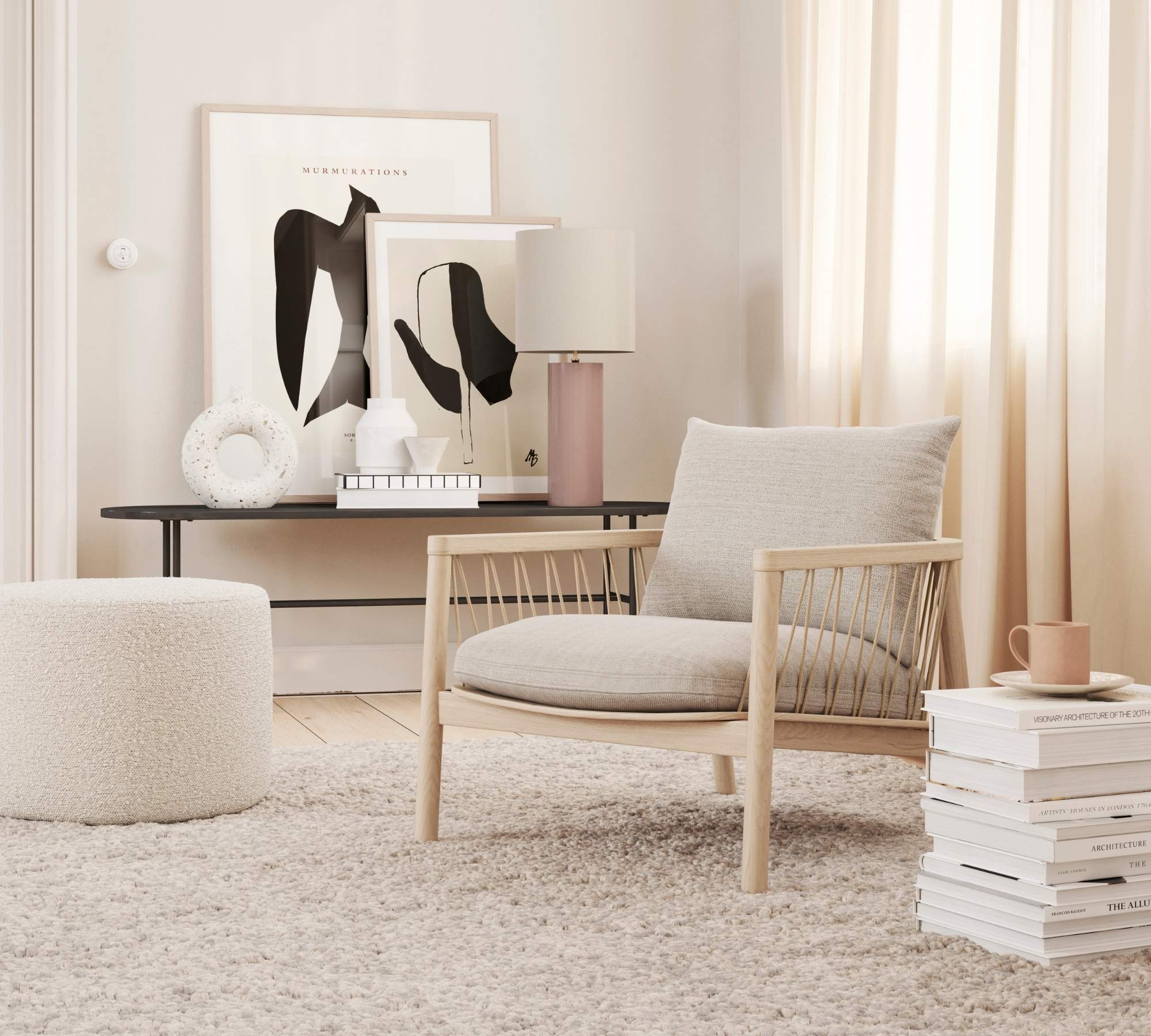 Frigga Teppich Off-White 170 x 240 cm