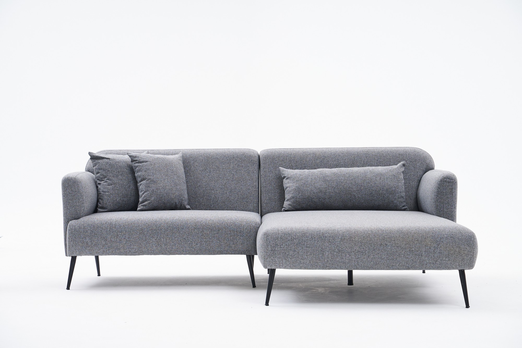 Revos Sofa Récamiere Rechts Grau