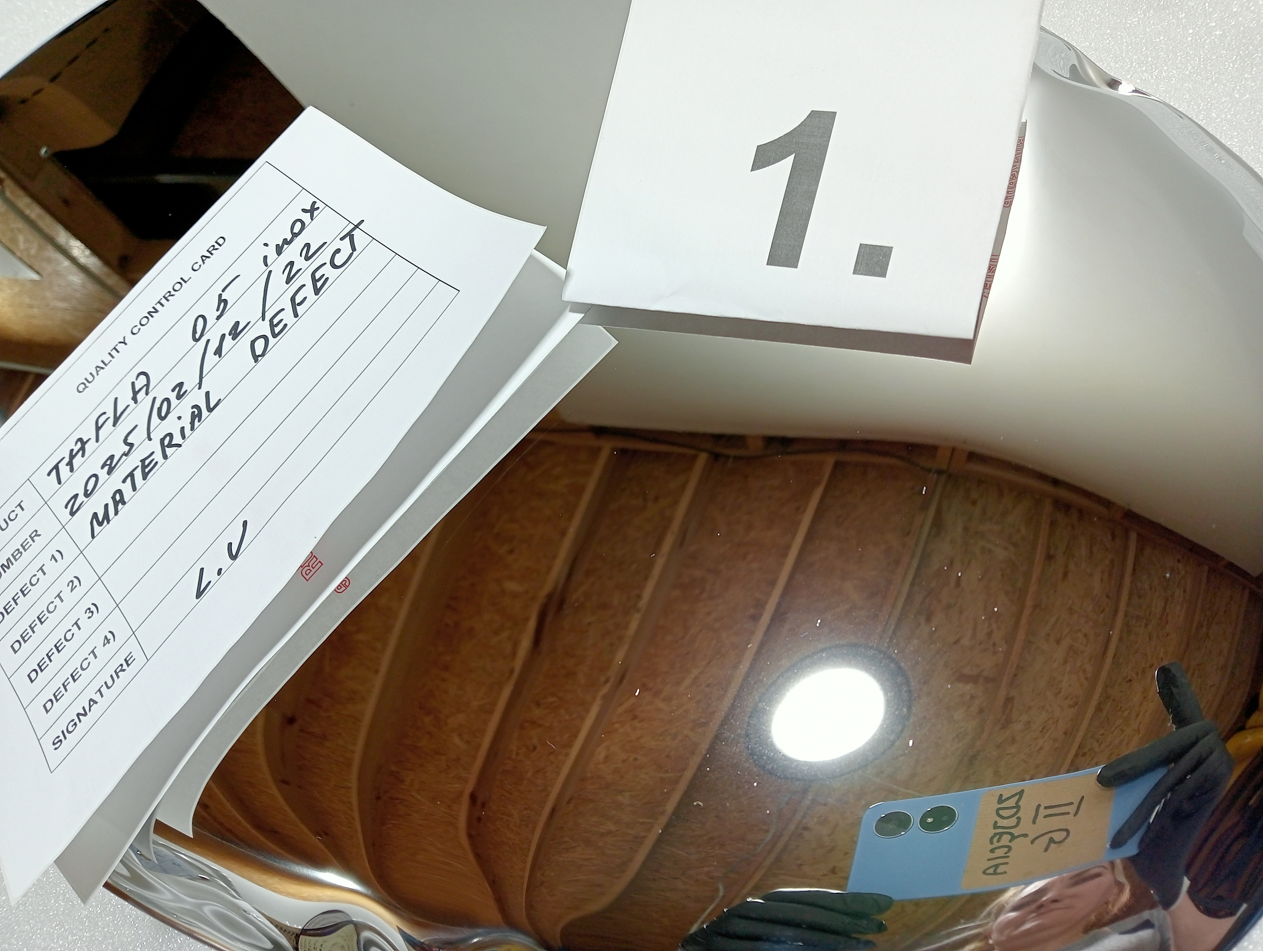 Tafla Spiegel O5 Edelstahl Inox Poliert Silber