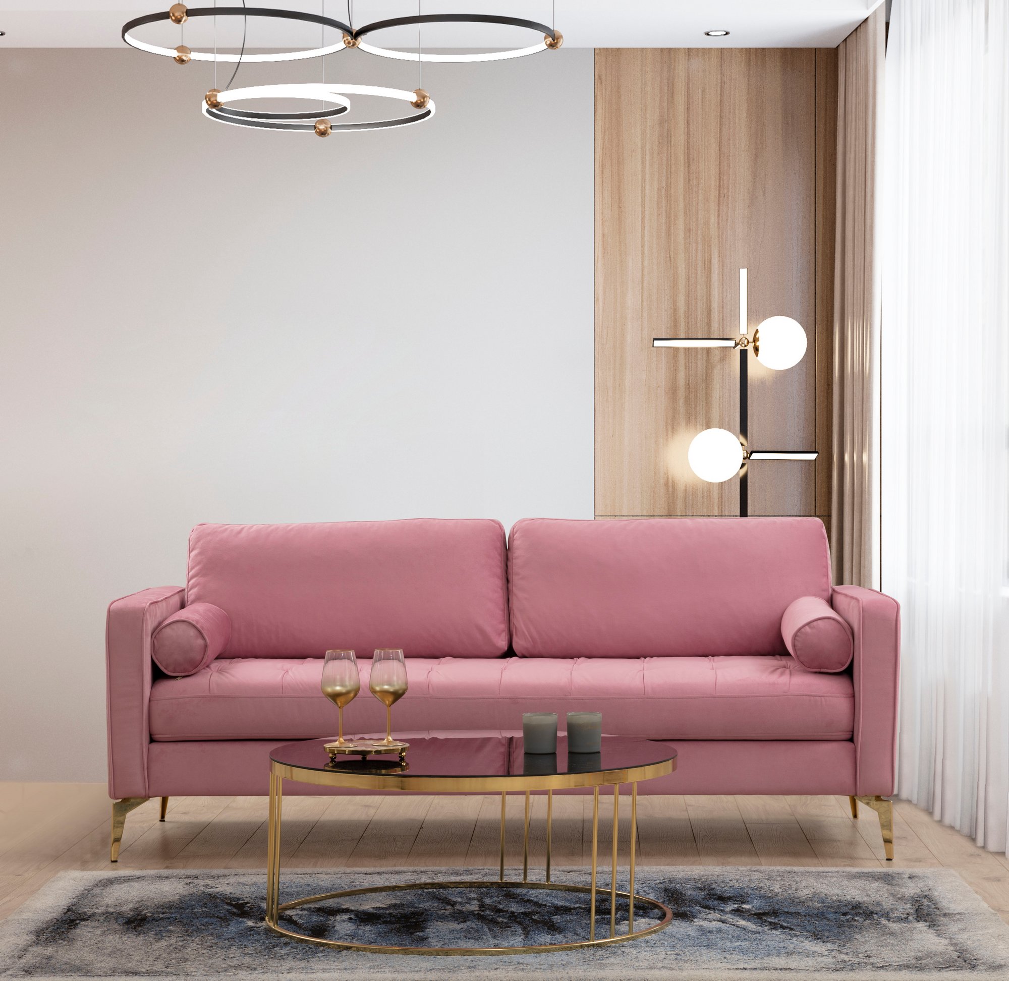 Rome Sofa Rosa