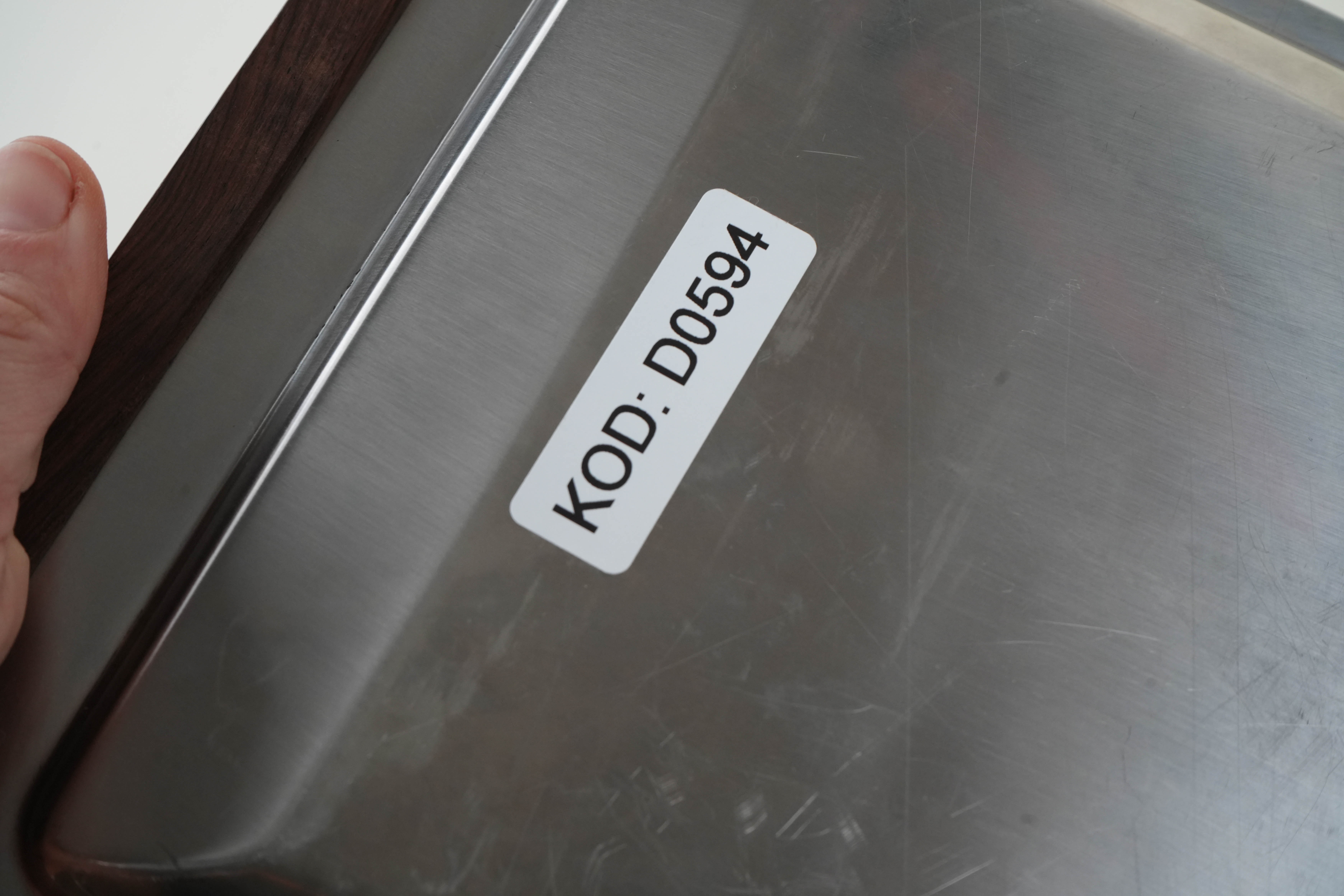 Stainless steel tray 1970s