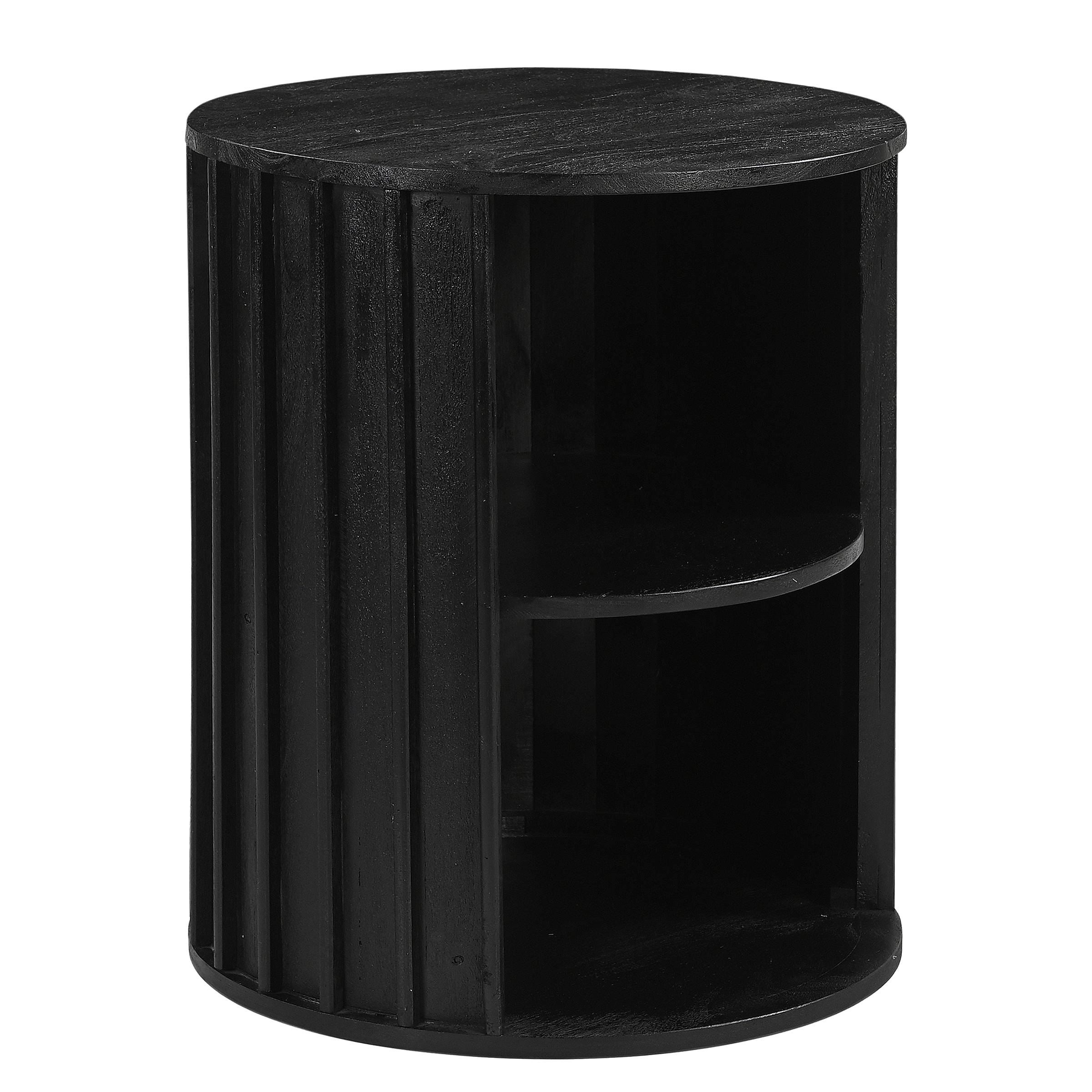 Coffee Table PANOTA Acacia Black