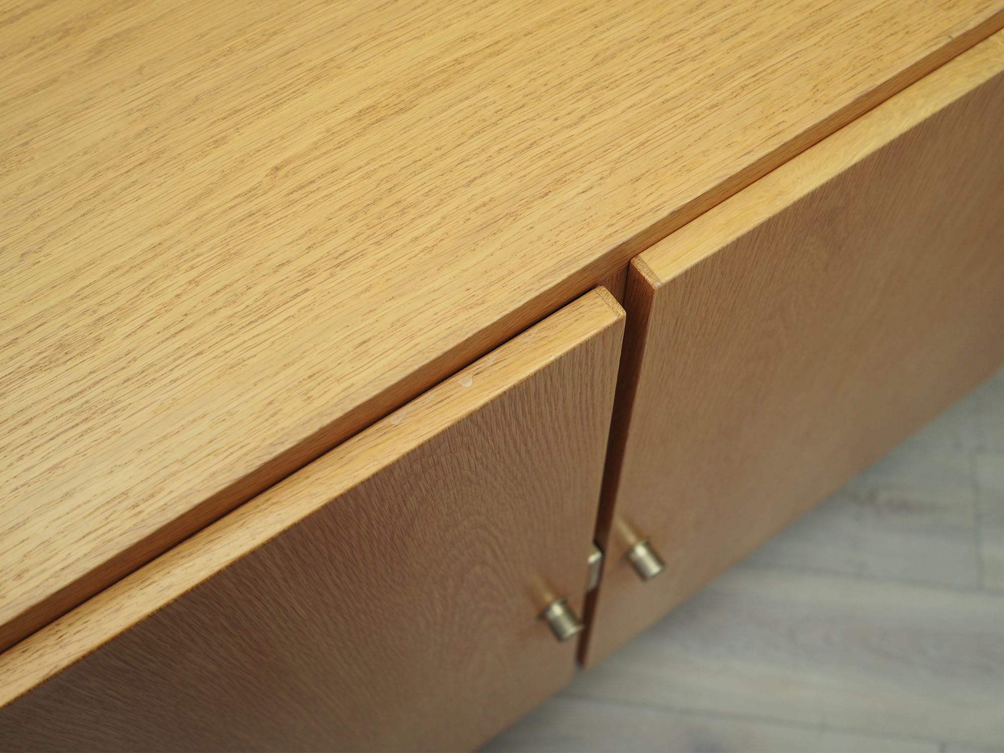 Vintage cabinet Ash wood Brown 1970s