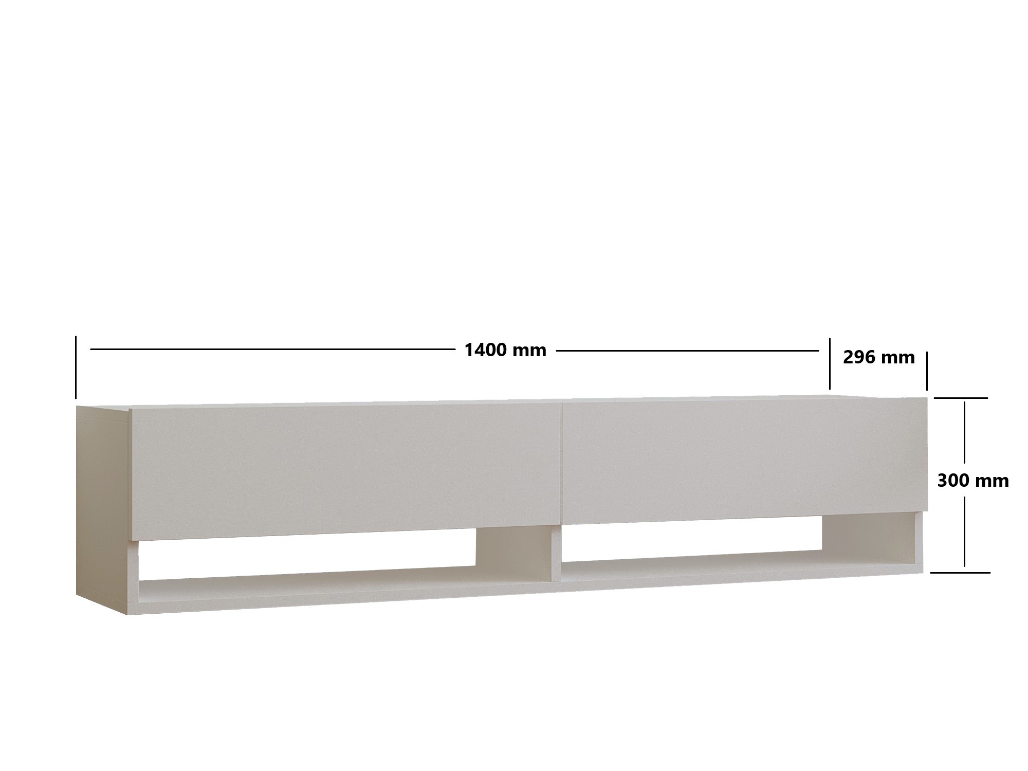 Arges TV Furniture White