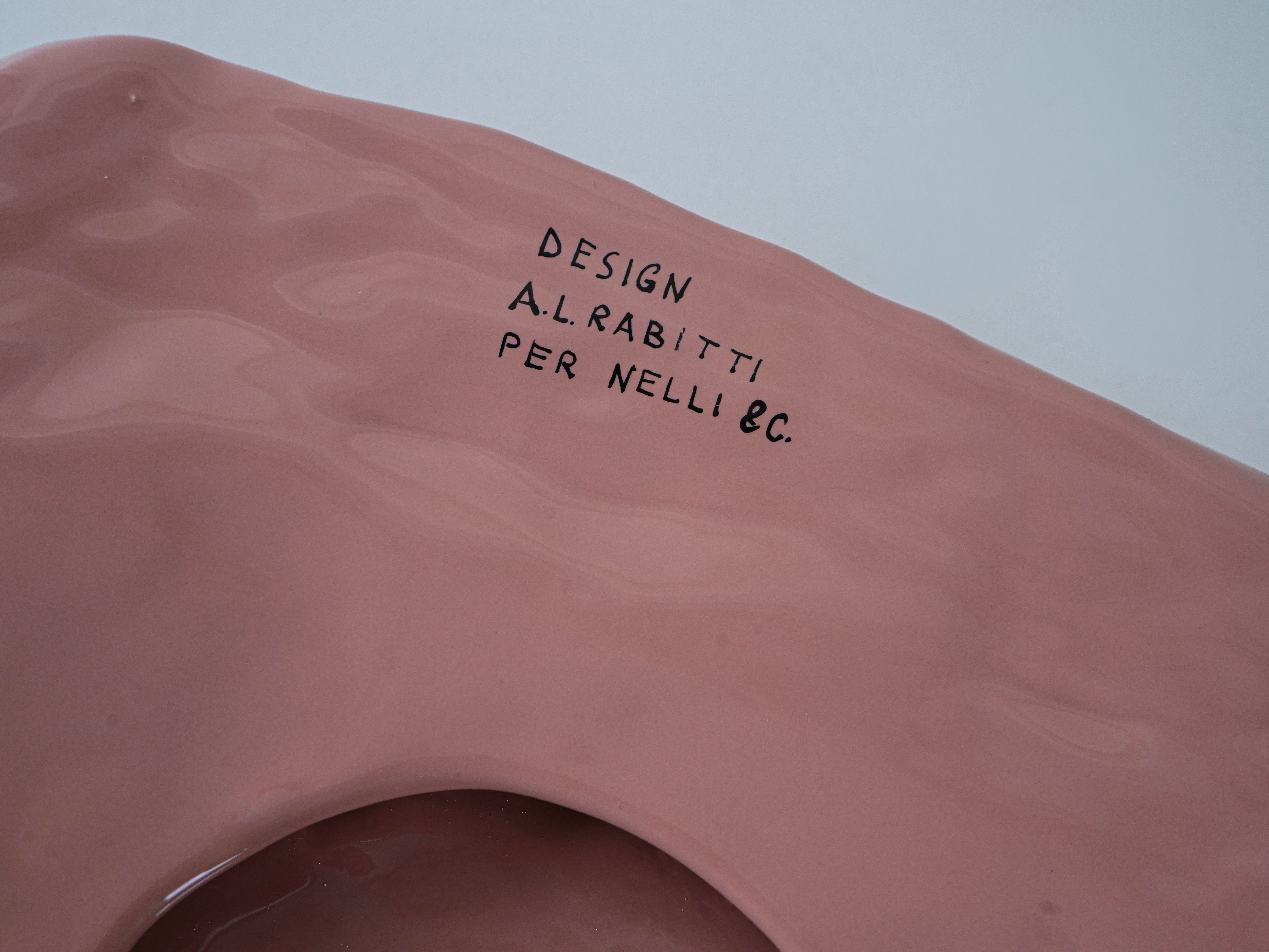 Keramikschale Rot 1970er Jahre