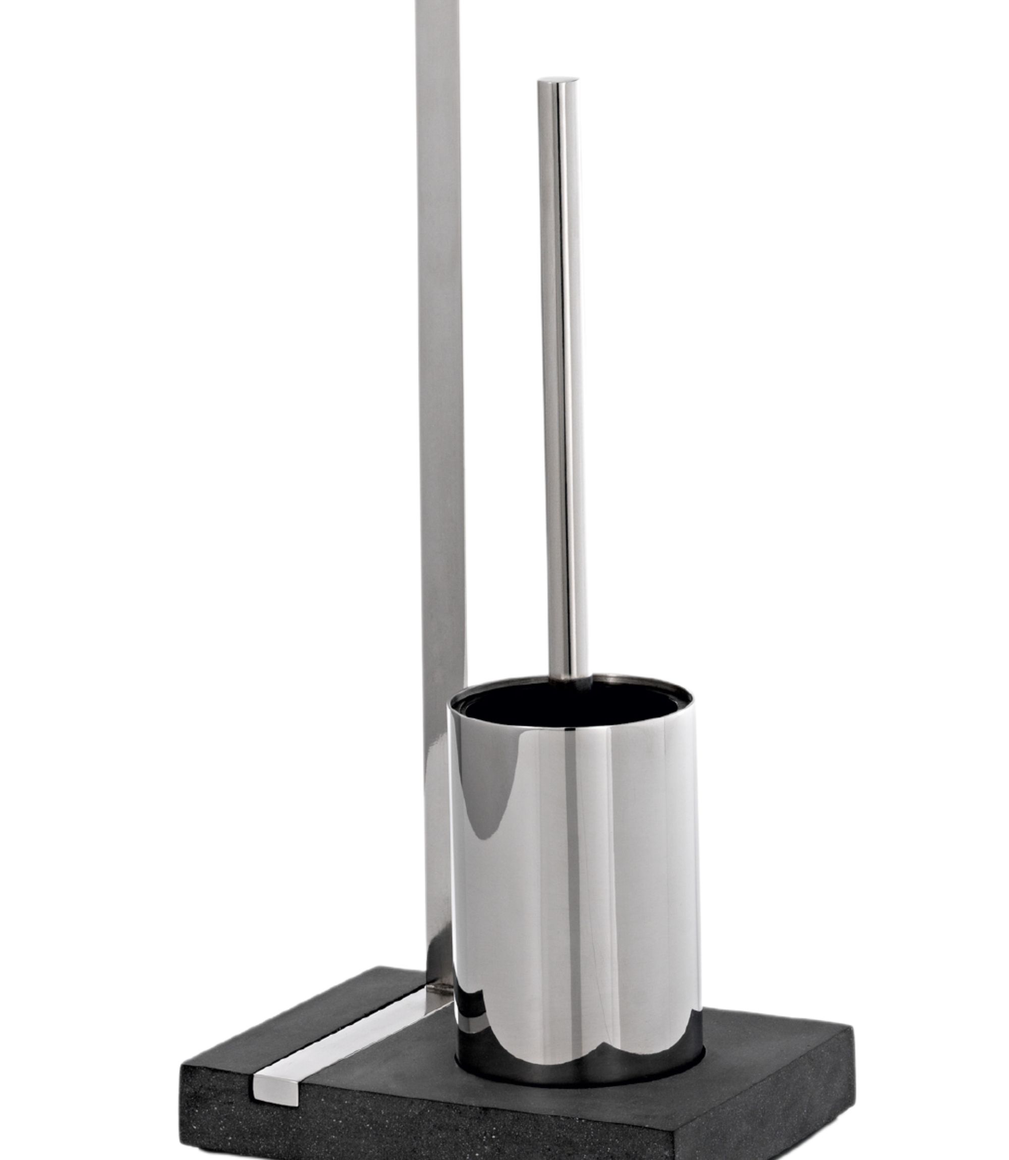 Menoto Toilettenbutler Metall Poliert