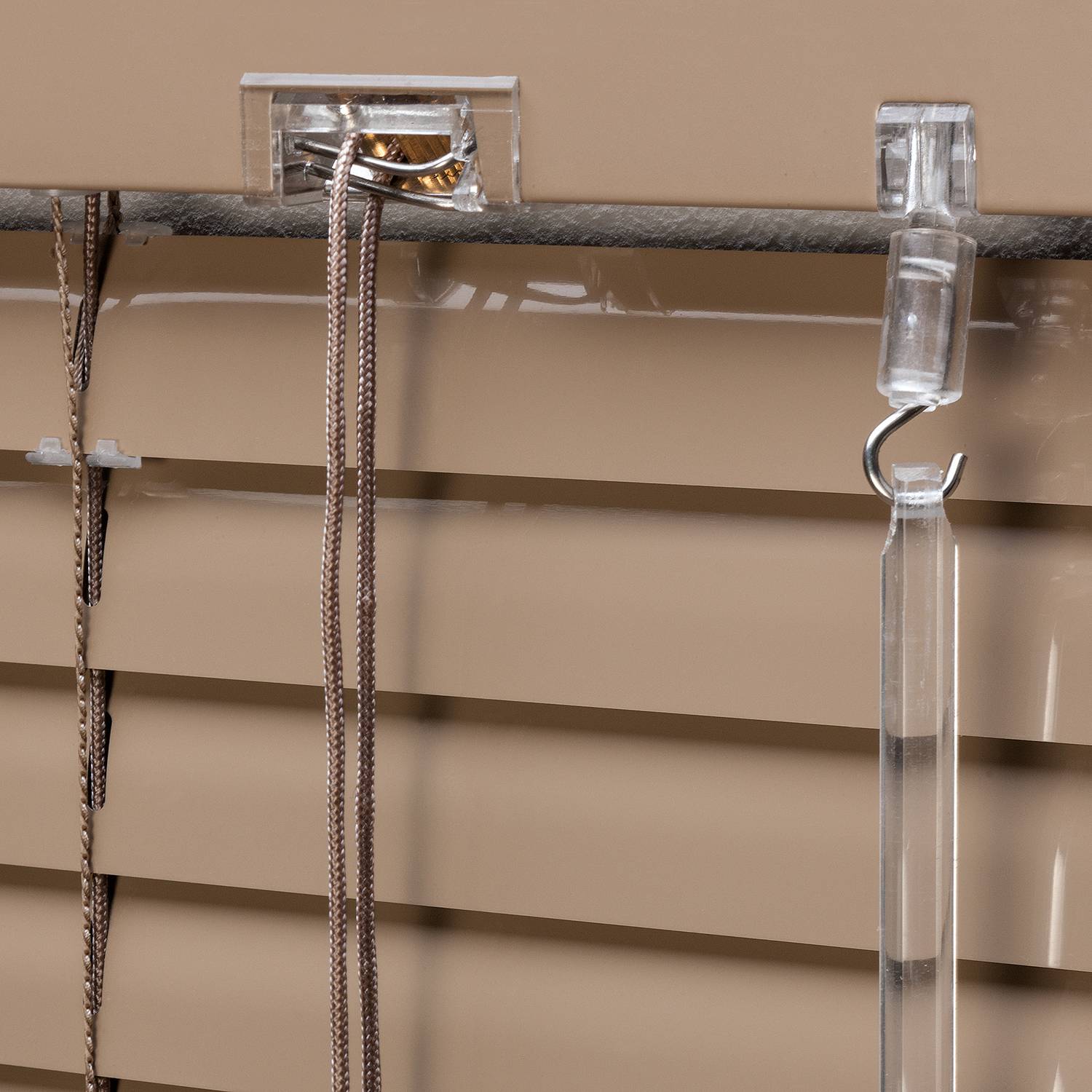 Jalousie Alonnah V Aluminium Braun 80 x 160 cm