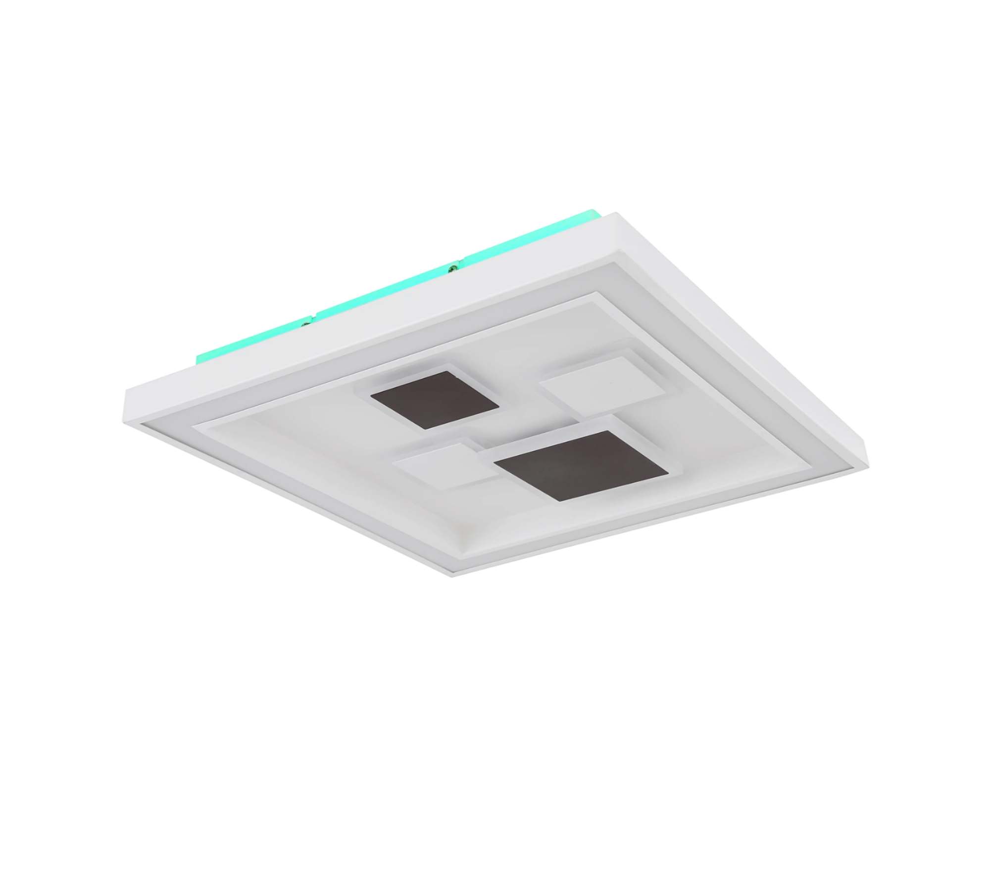 LED Deckenleuchte 2-flammig Acrylglas Metall lackiert