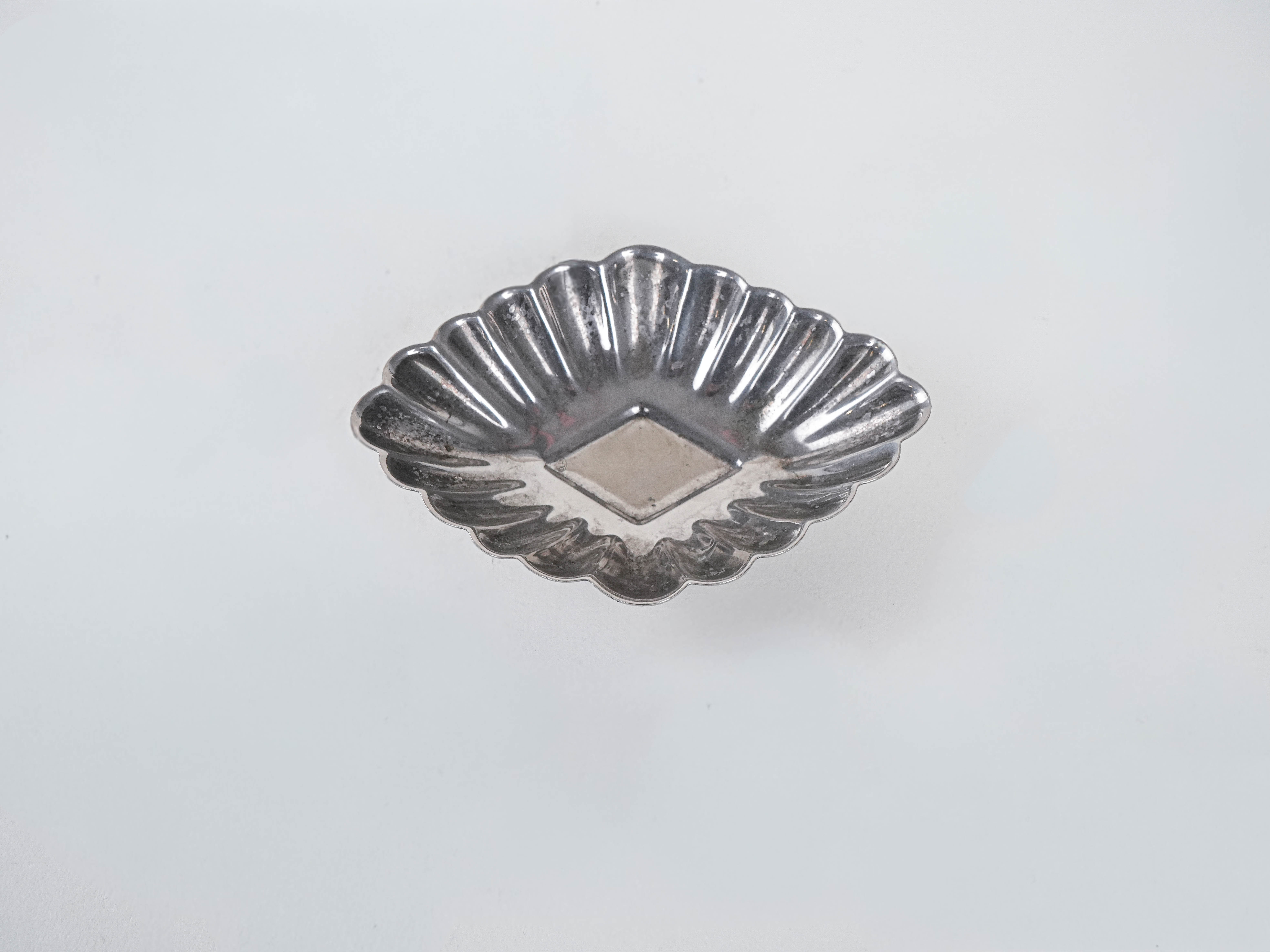 Metallplatte Silber