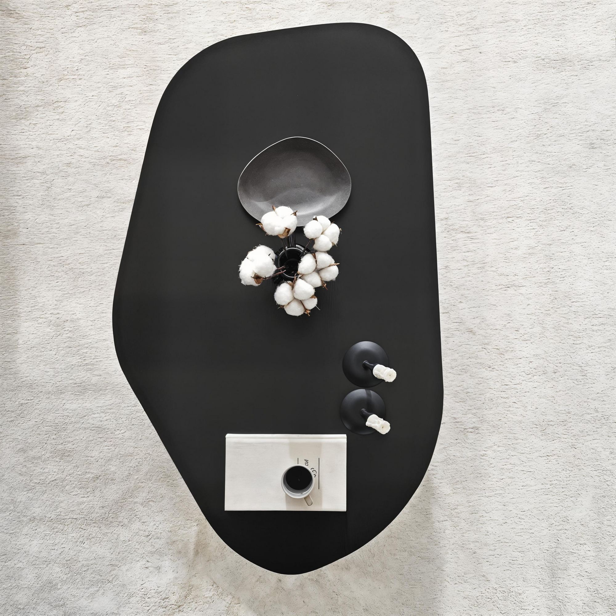 Rock Coffee Table Black