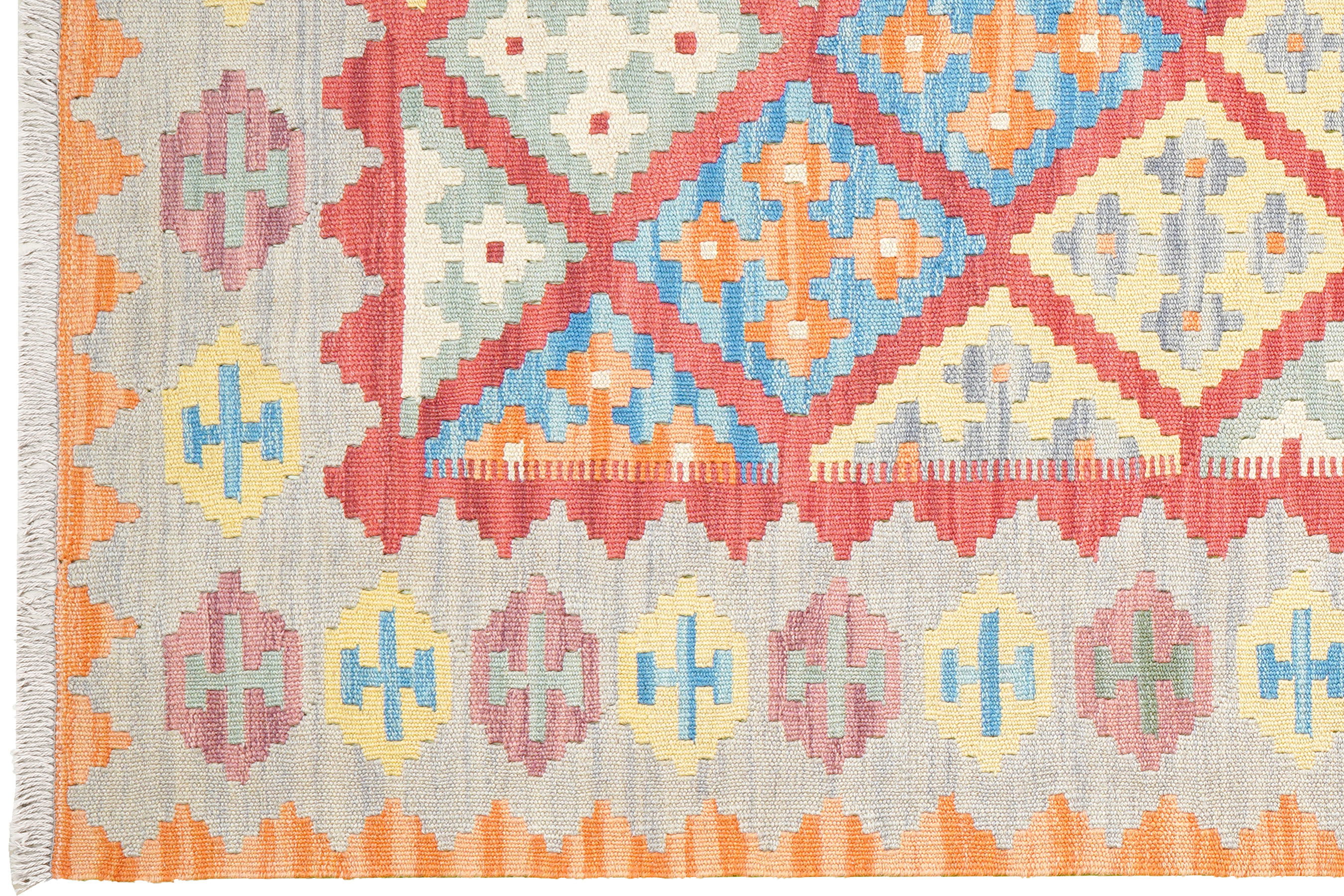 Kelim Gashgai Rug Wool Red