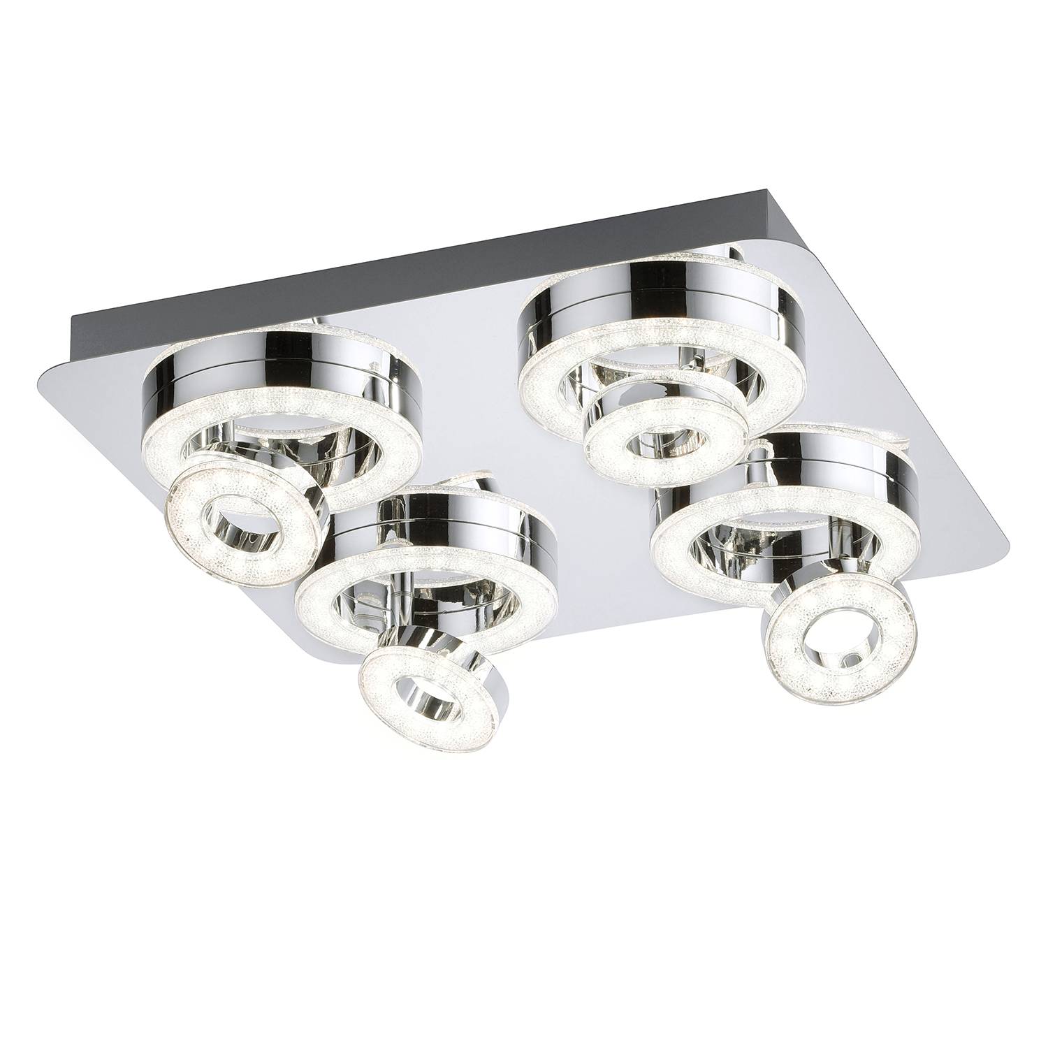 LED-Deckenleuchte Tim 8-Flammig Silber