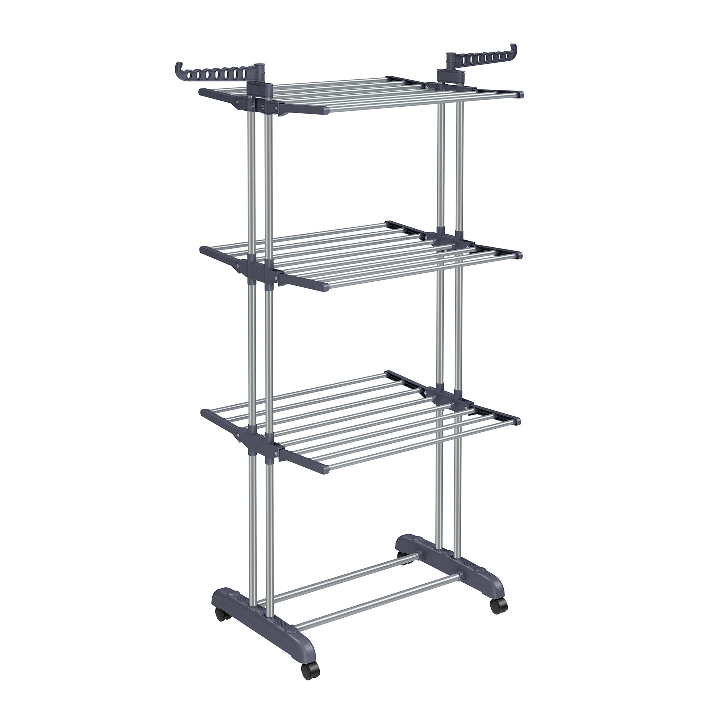 Clothes drying rack Dirgh Iron Polypropylene Grey