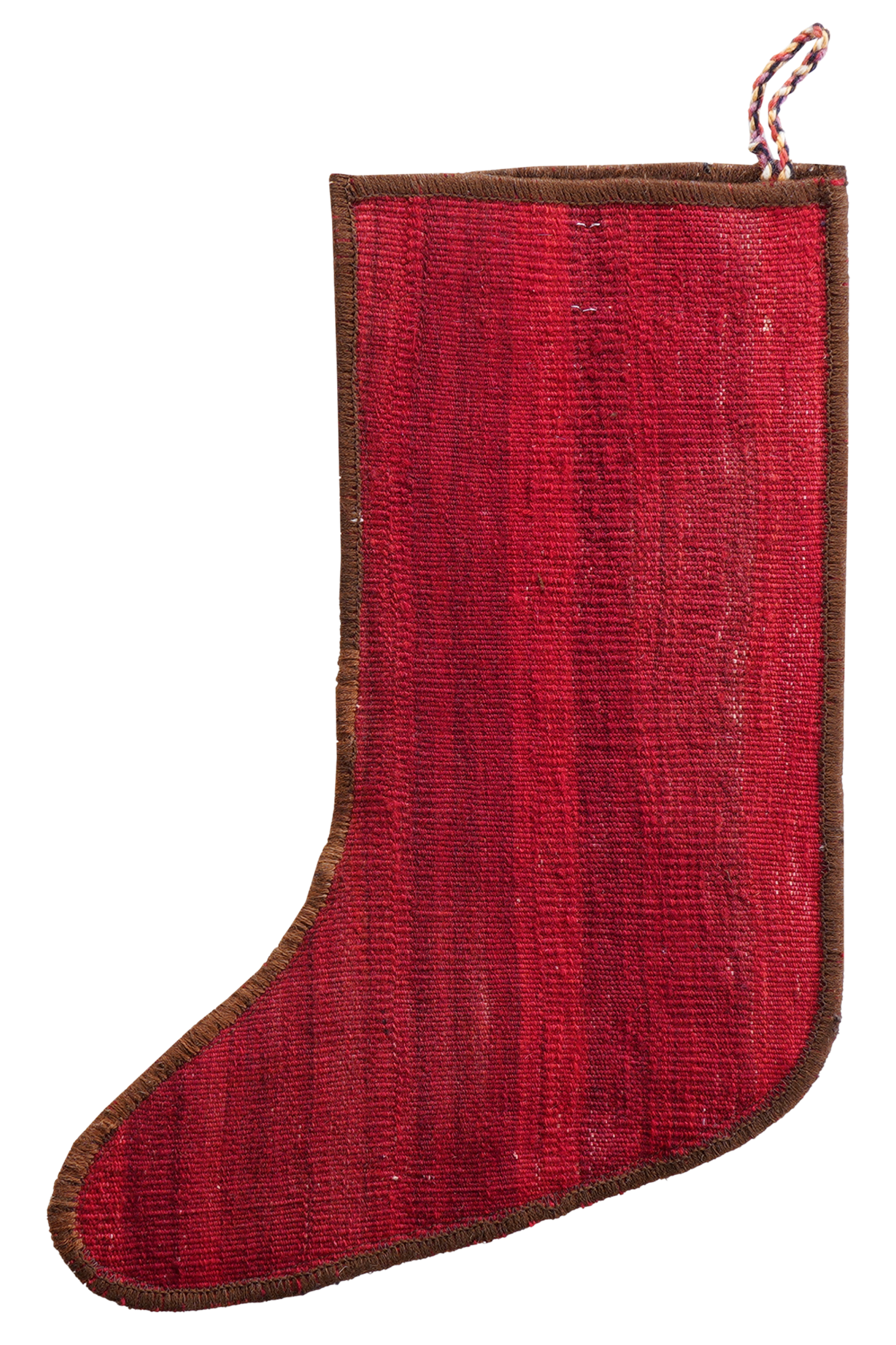 Weihnachtsstrumpf Wolle Mehrfarbig 41x56cm