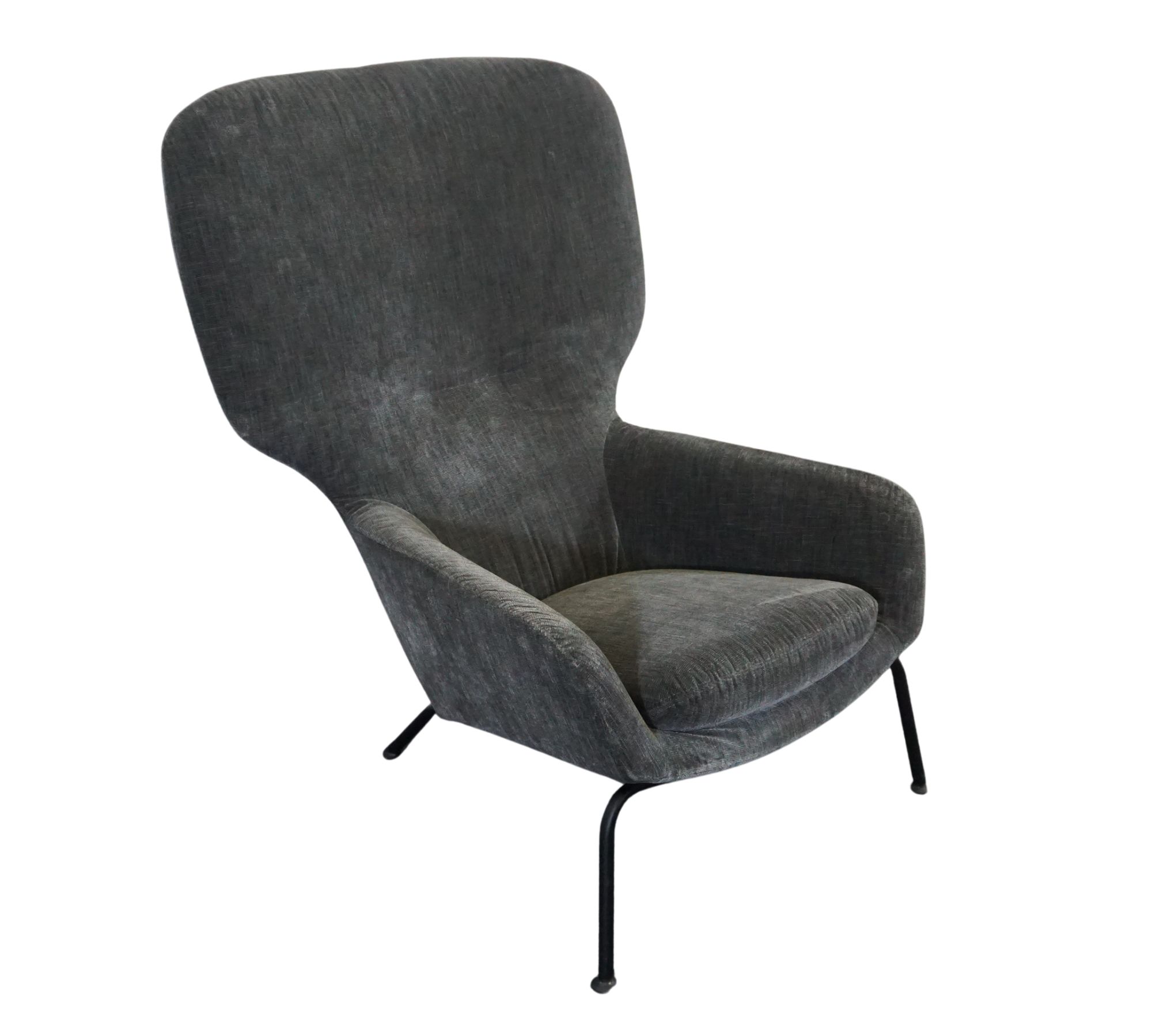 Dublin Sessel Textil Grau