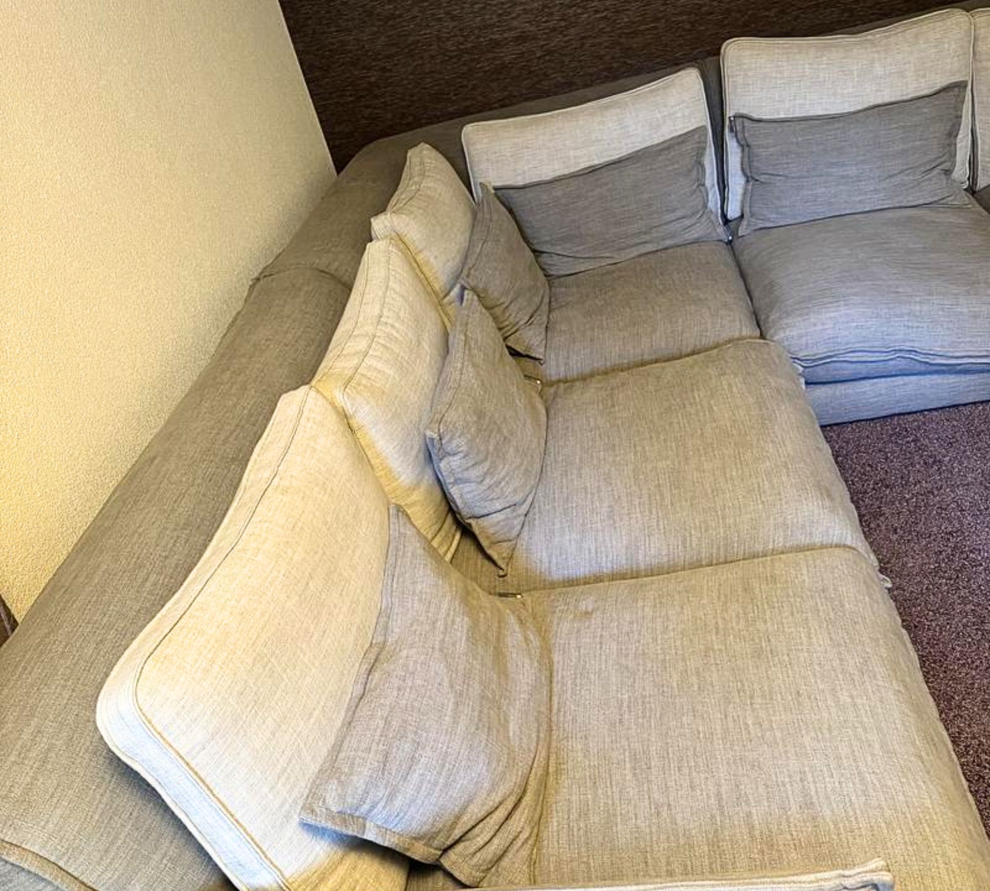 Keala Ecksofa 4-Sitzer Grau