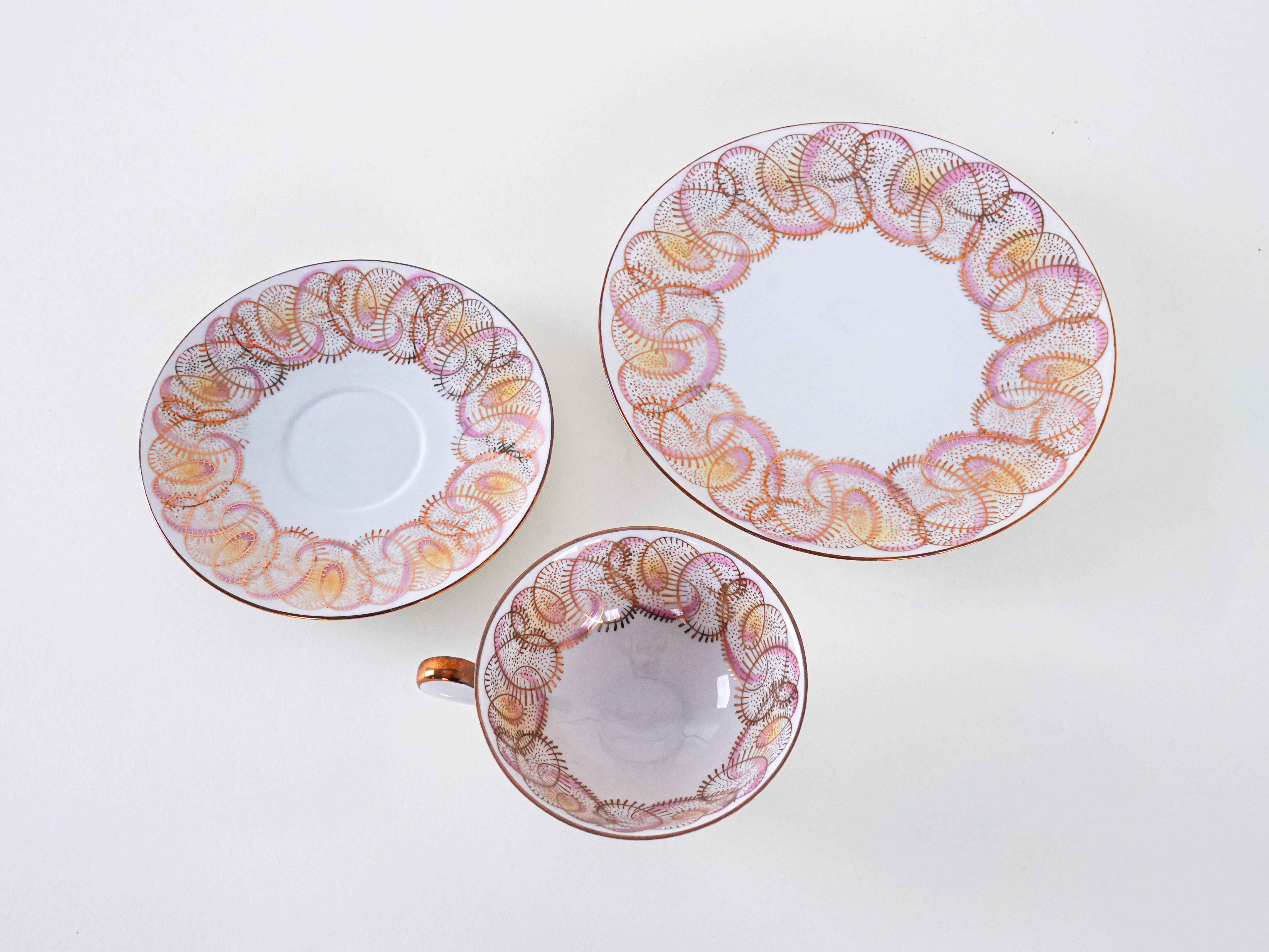 Porcelain cup Multicolored