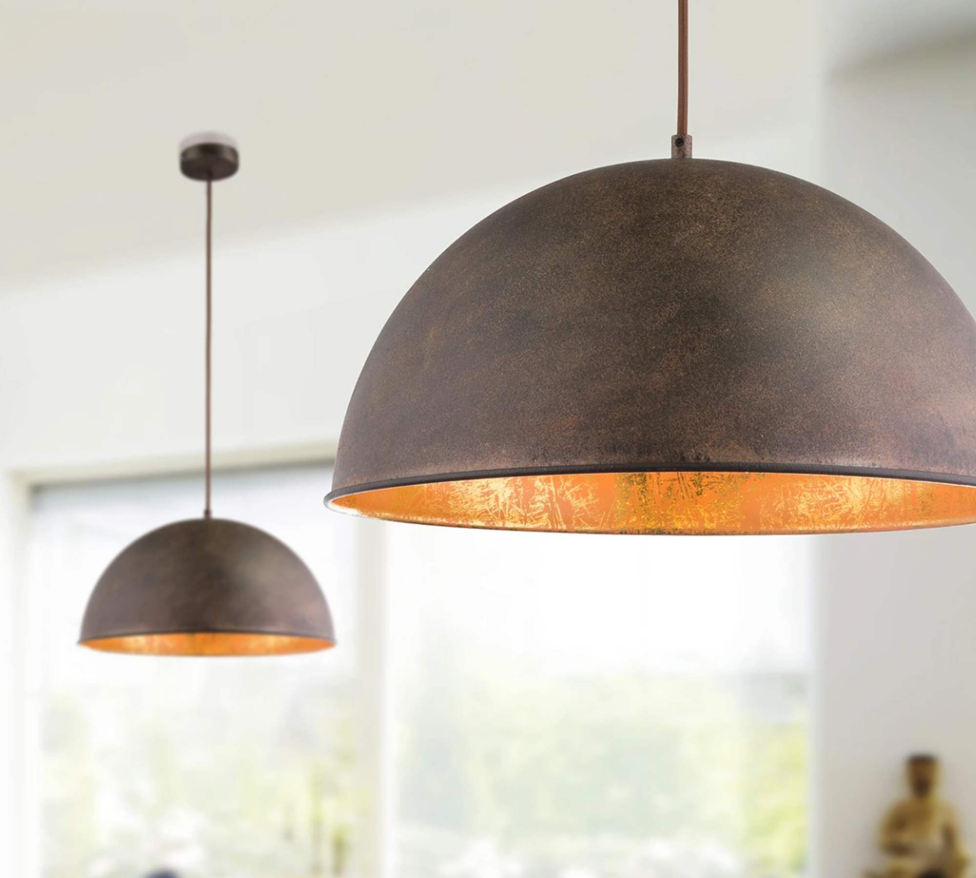 Pendant lamp Xirena Iron 1-light