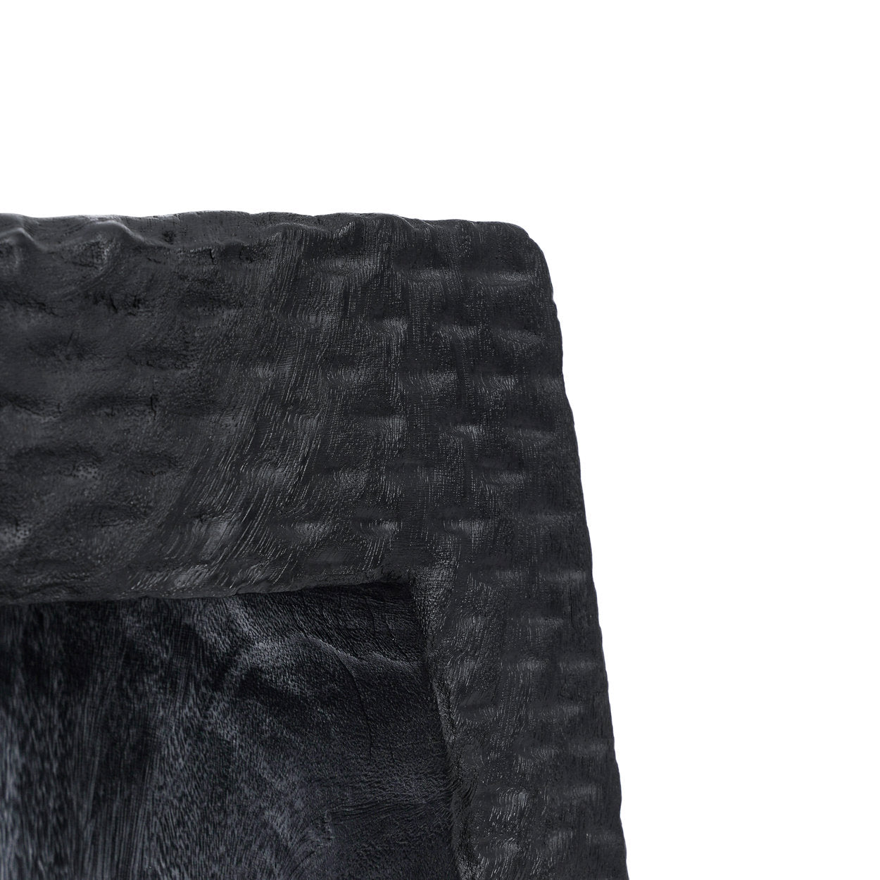 The Montano stool Black ø38cm