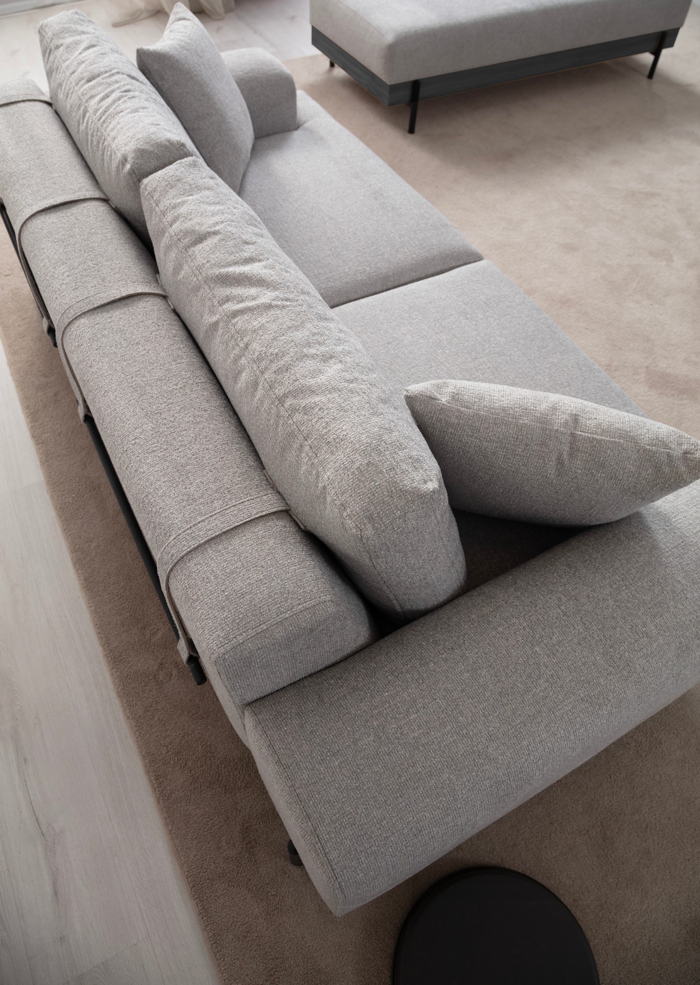 Eti 3-Sitzer Sofa Grau