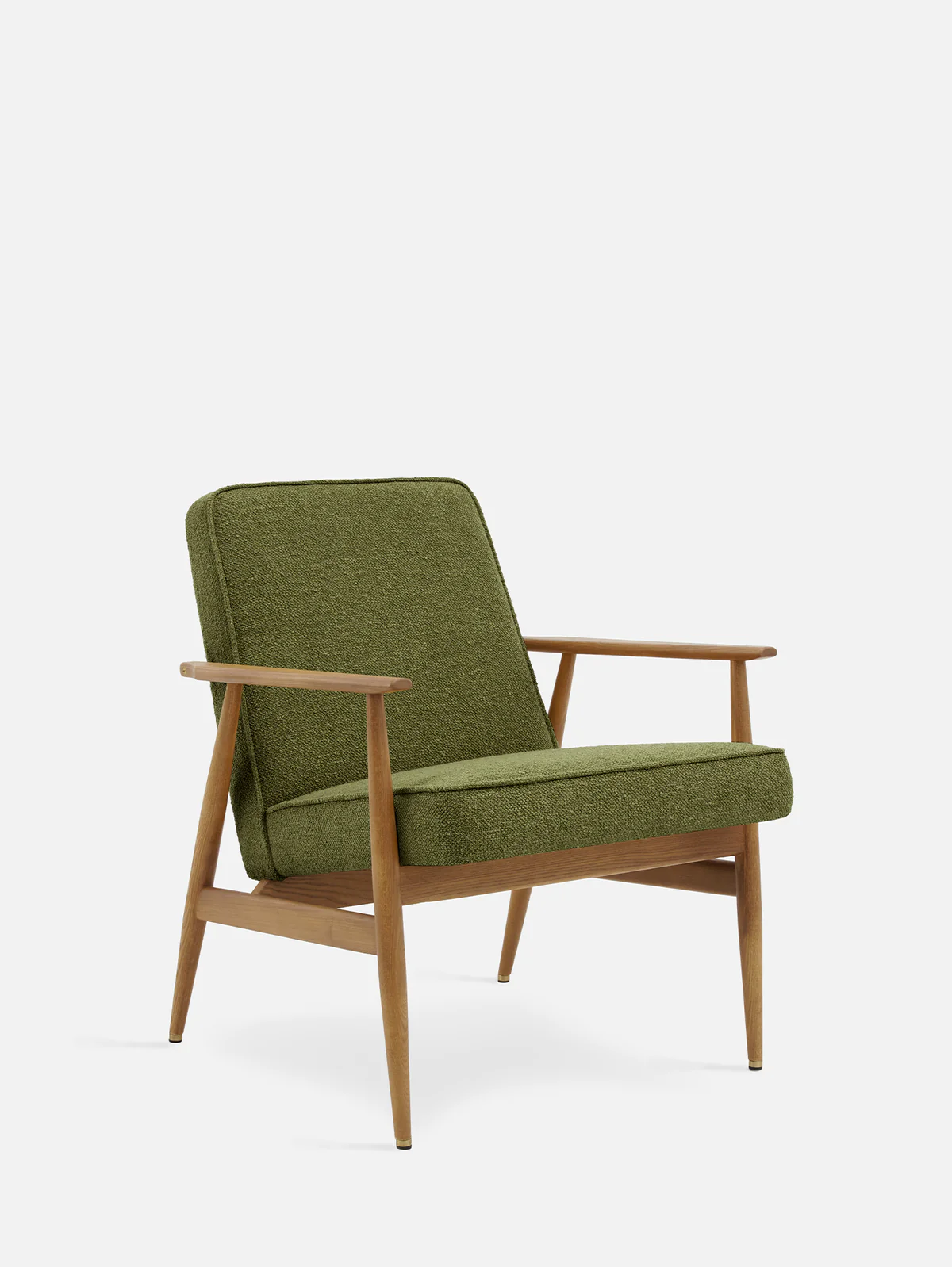 Fox Sessel Holz Textil Grün