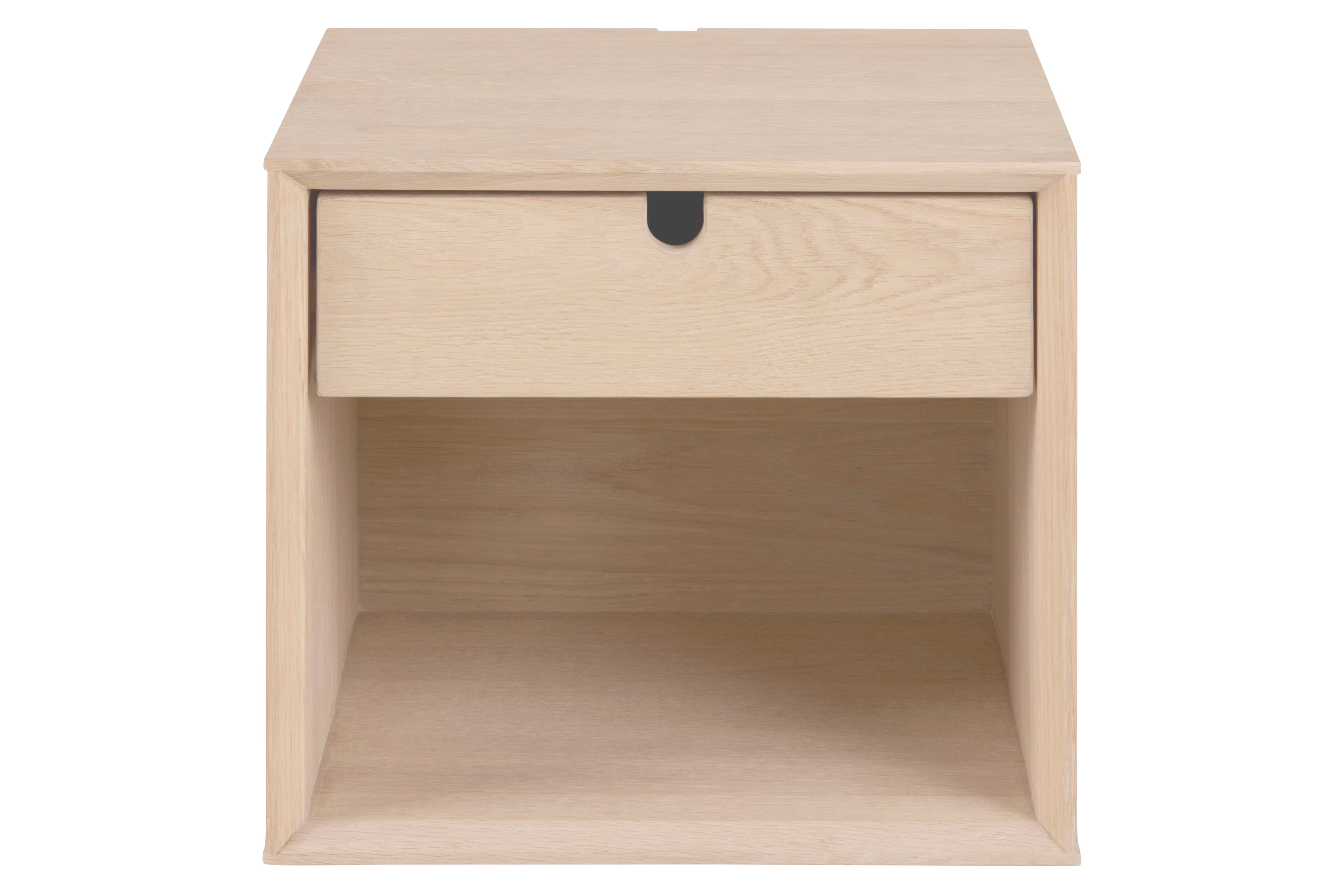 Lund Nachttisch Holz Beige 