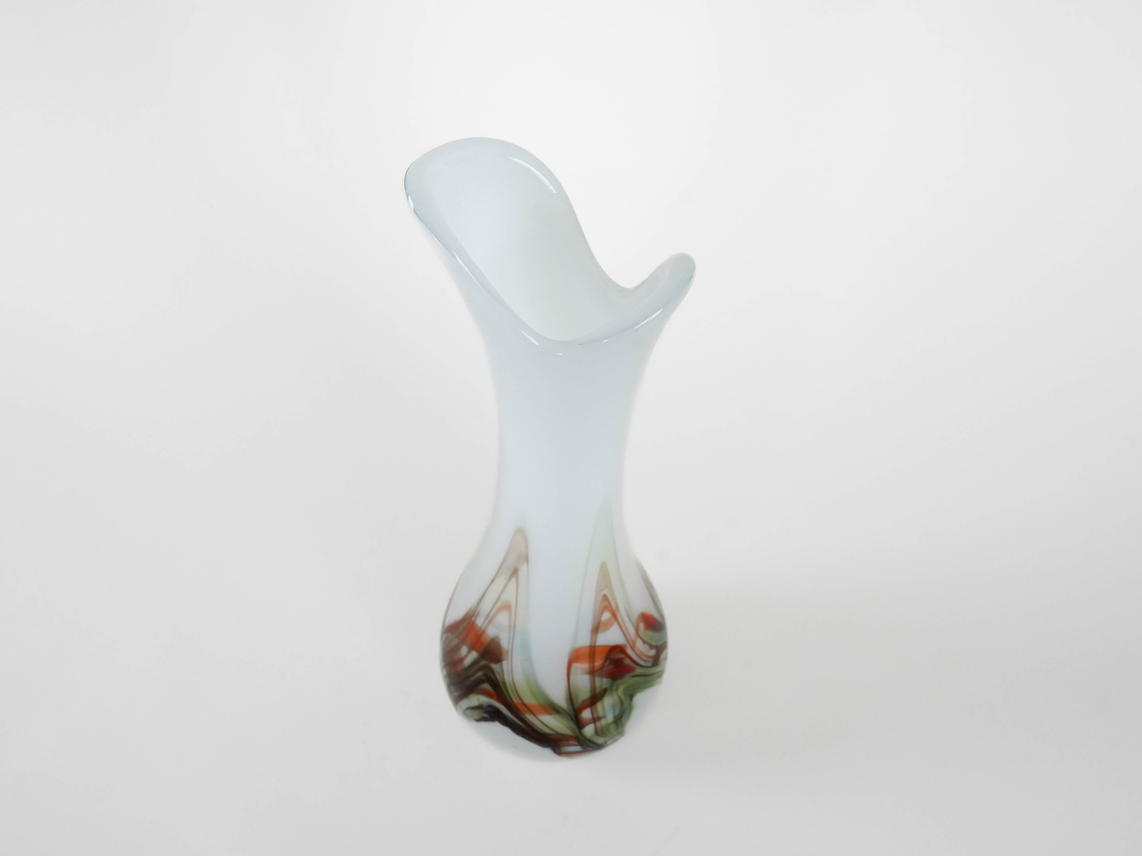 Glass decanter White 1970s