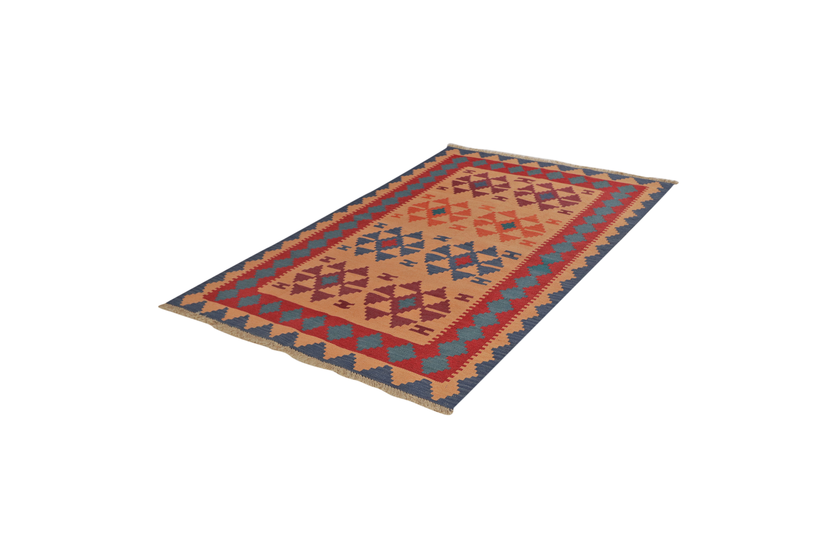 Kilim Gashgai Teppich Mehrfarbig