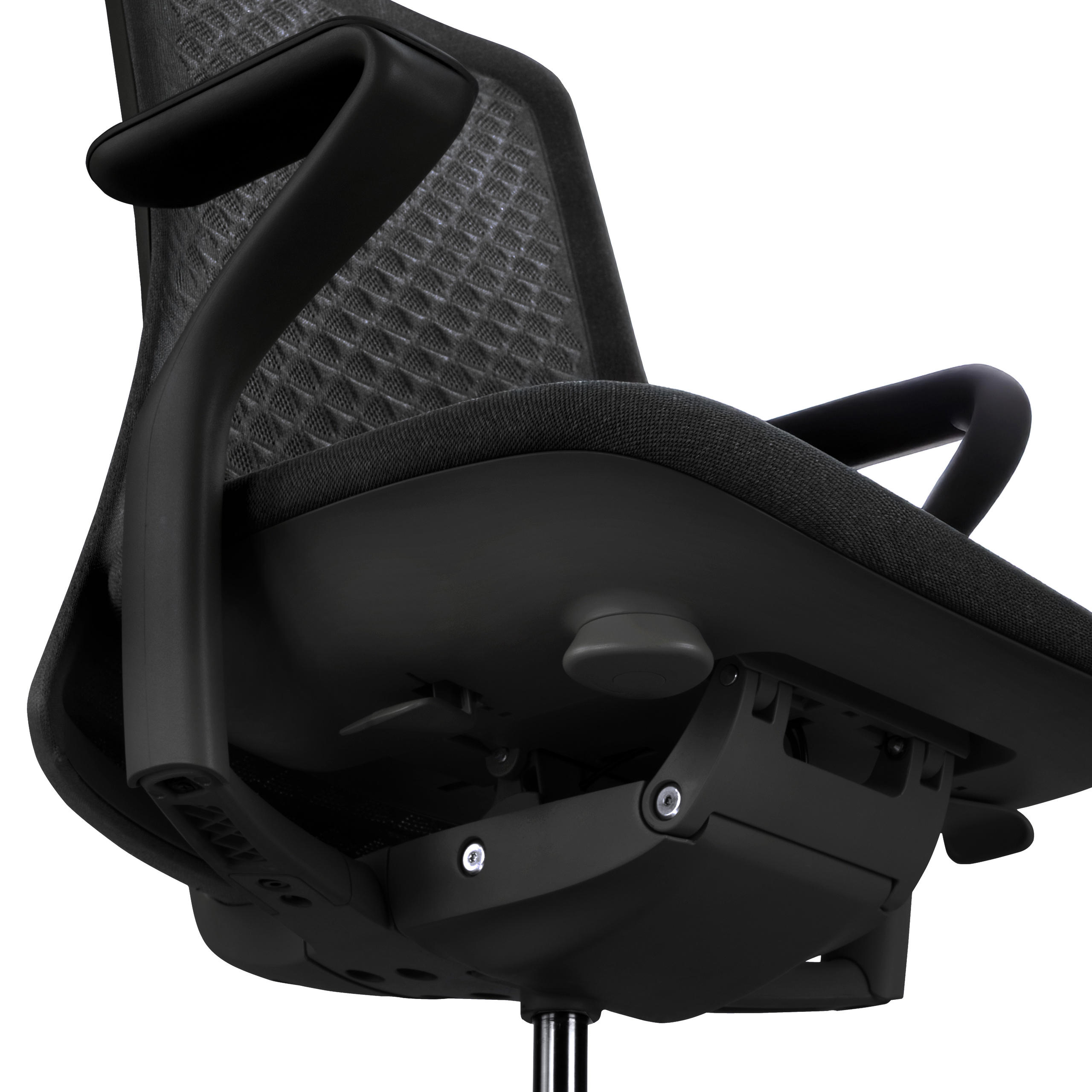 VERVIO Bürostuhl Netzstoff Schwarz