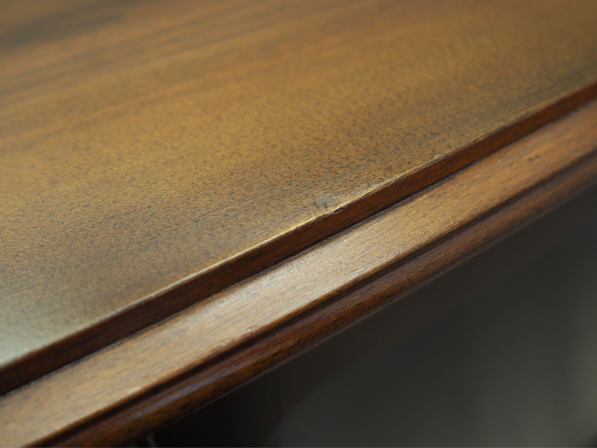 Vintage cabinet walnut wood brown 1960s